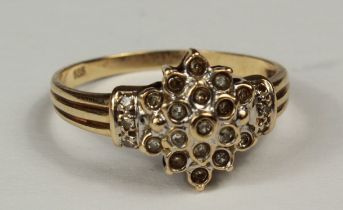 Diamantring. Gold 585.