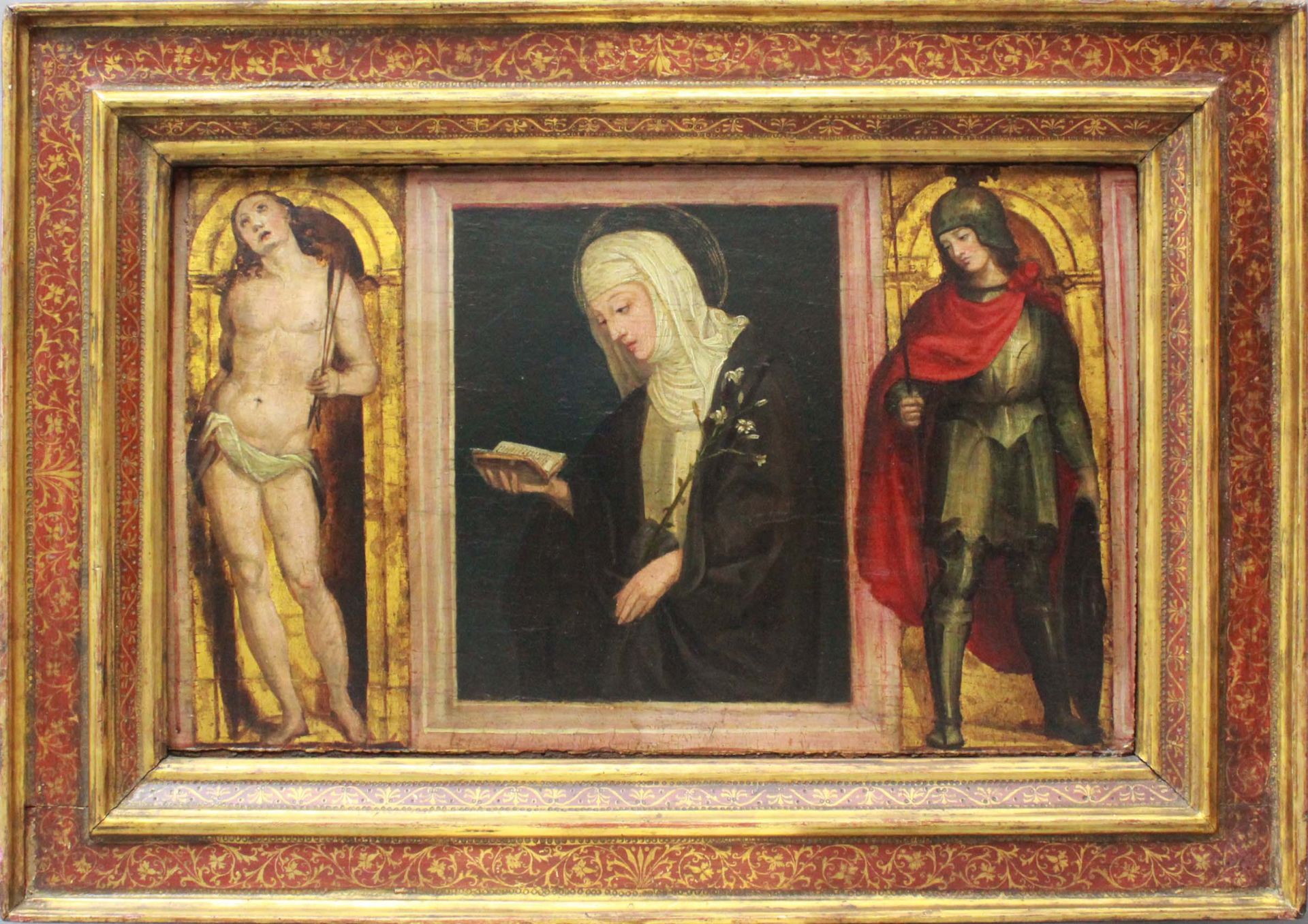 UNSIGNIERT (um 1500). Heilige Katharina von Siena. - Bild 2 aus 9