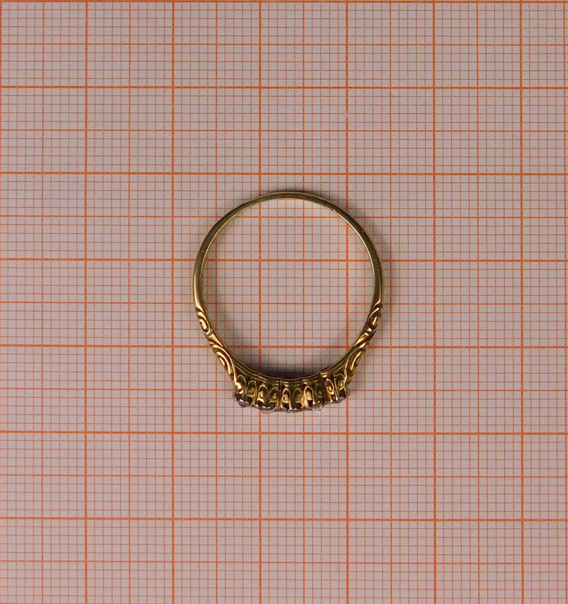 Historischer Diamantrosen-Ring. Gold 585. 18./19. Jahrhundert? - Image 10 of 12
