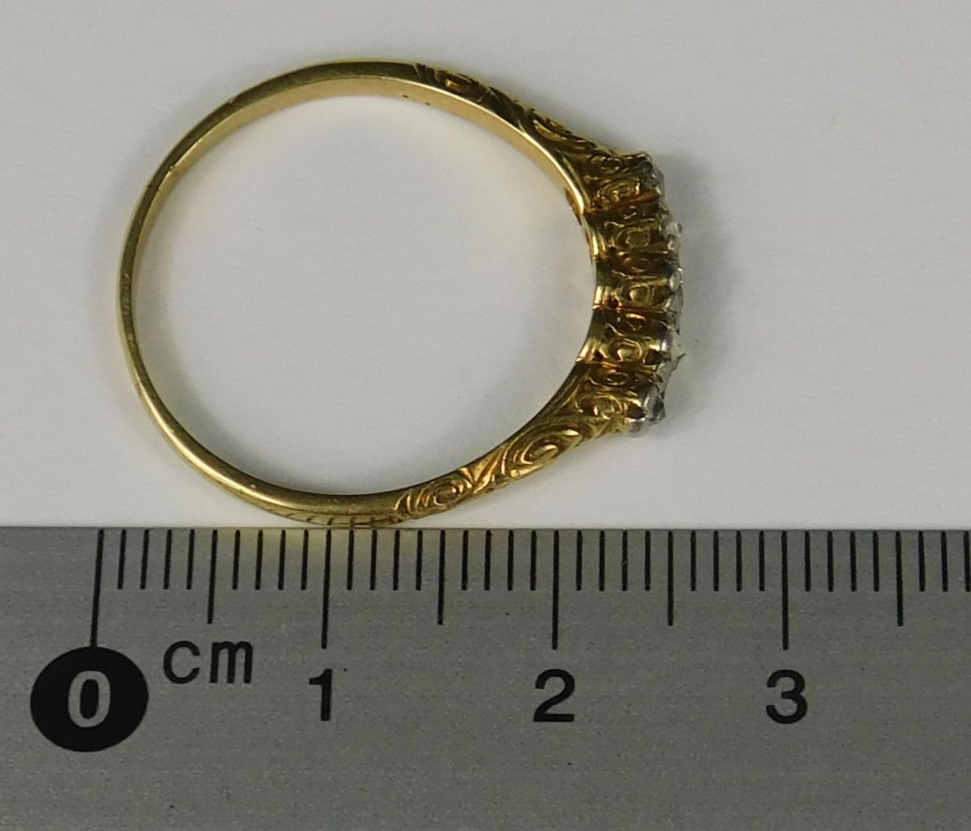 Historischer Diamantrosen-Ring. Gold 585. 18./19. Jahrhundert? - Image 9 of 12