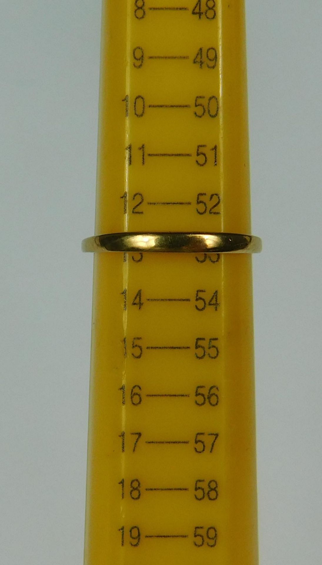 Brilliant Solitär Ring. Rotgold 585. - Image 10 of 13