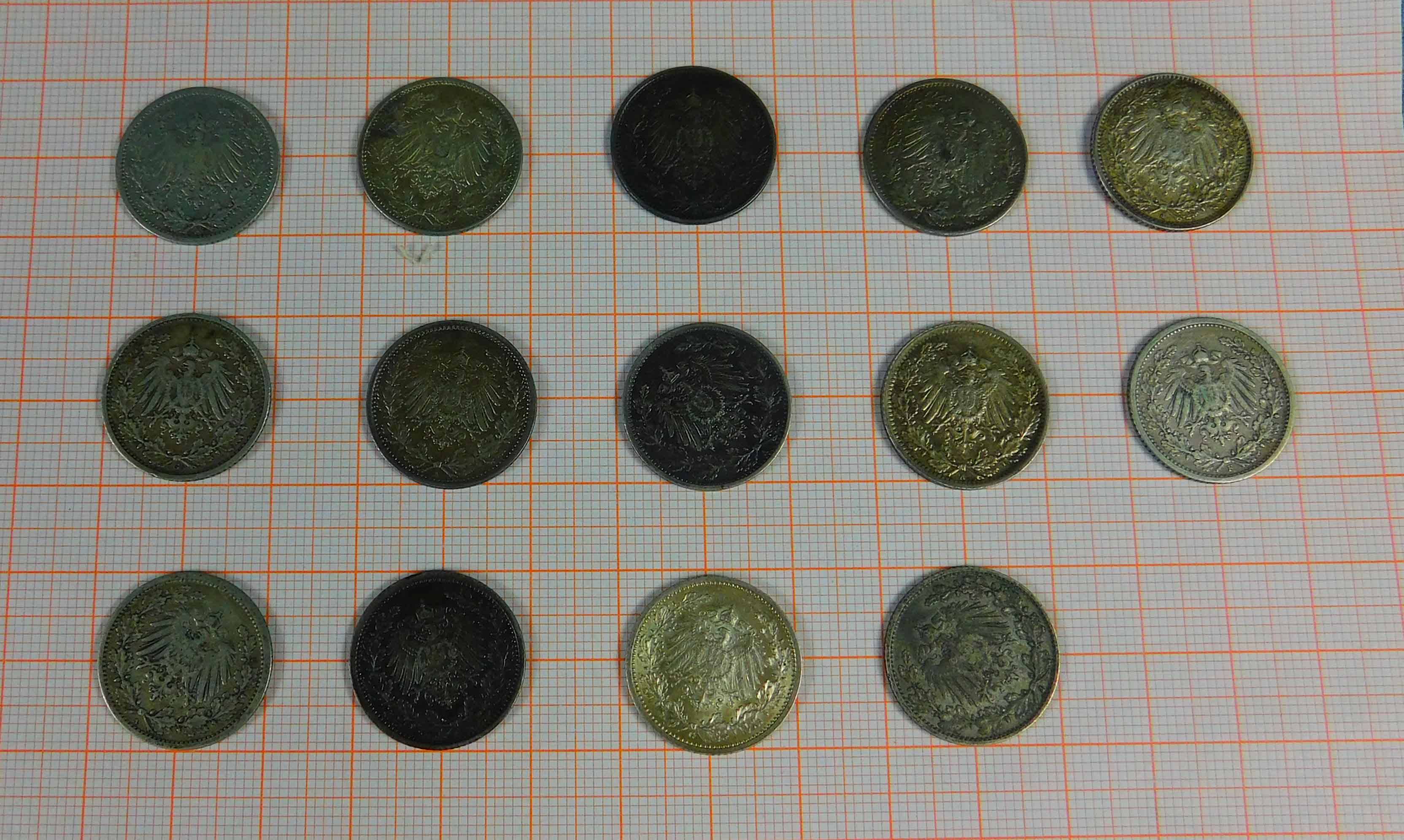 21 Silbermünzen. Deutsches Kaiserreich. - Bild 9 aus 10