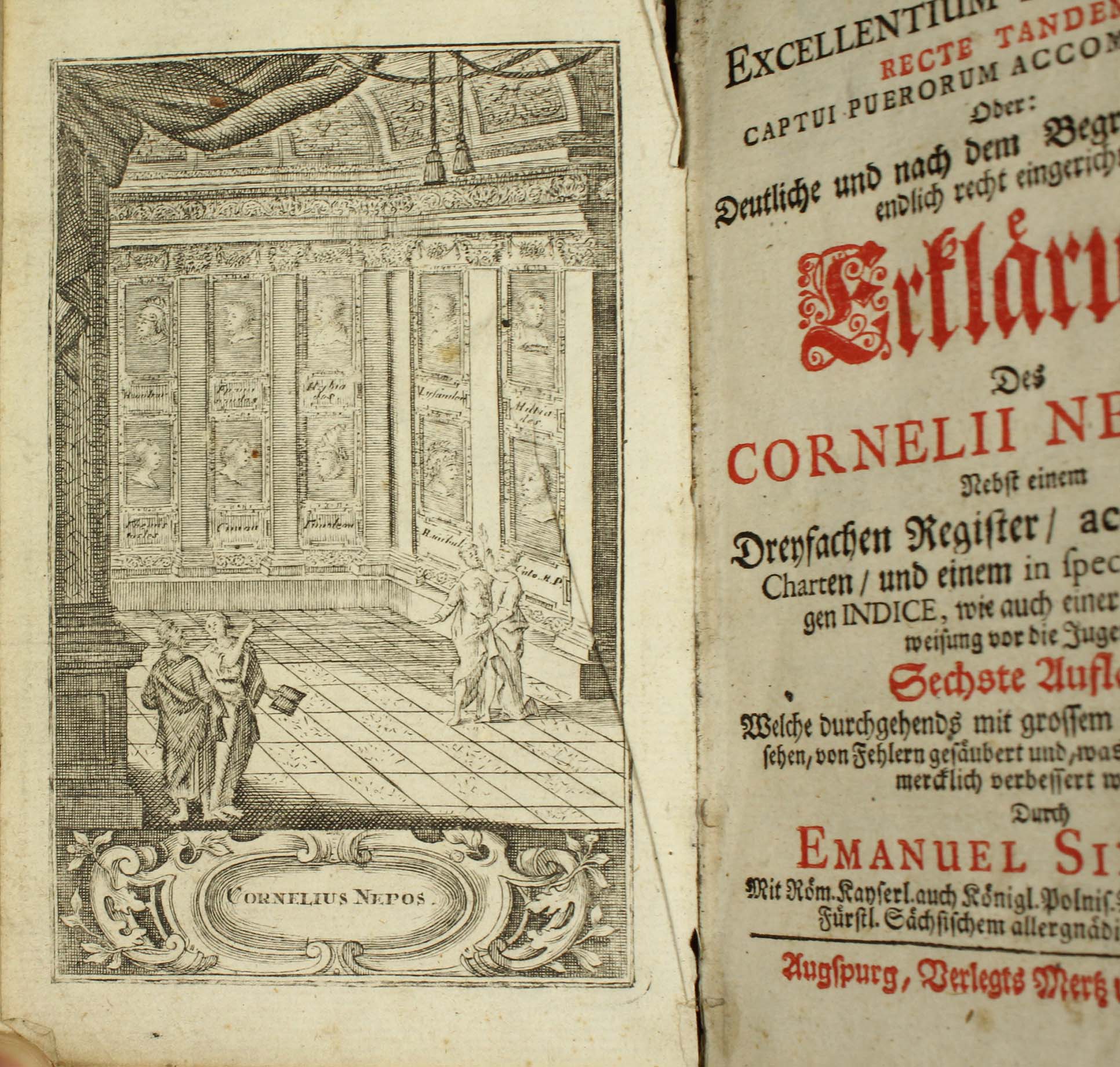 Cornelius Nepos. De vita excellentium imperatorum. 1733. - Bild 3 aus 12