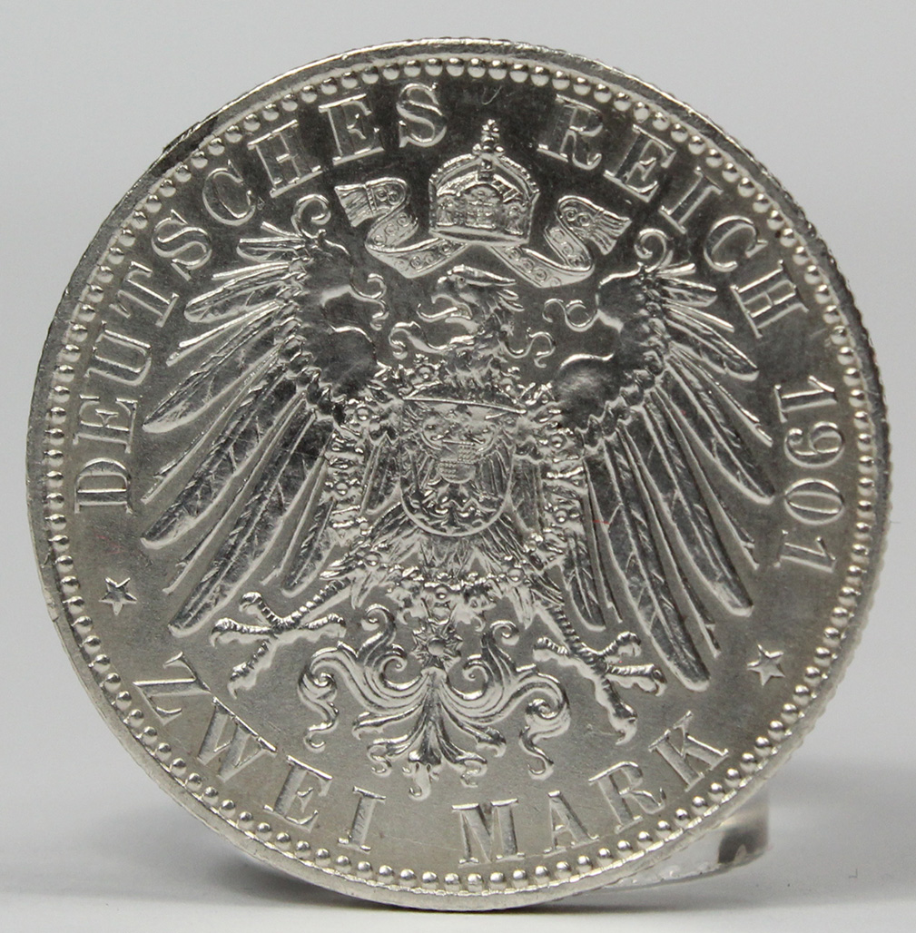 4 Silbermünzen. Deutsches Reich. - Bild 3 aus 20