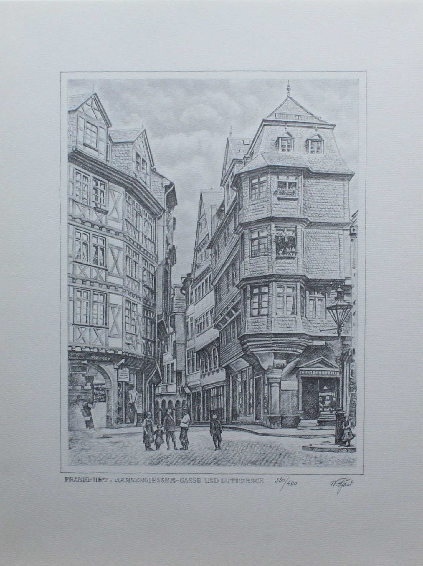 Christel LINKERHÄGNER (1954 -). Grafiken Frankfurt 380/480. - Image 2 of 10