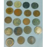 19 Münzen Frankreich. 18./19. Jahrhundert.