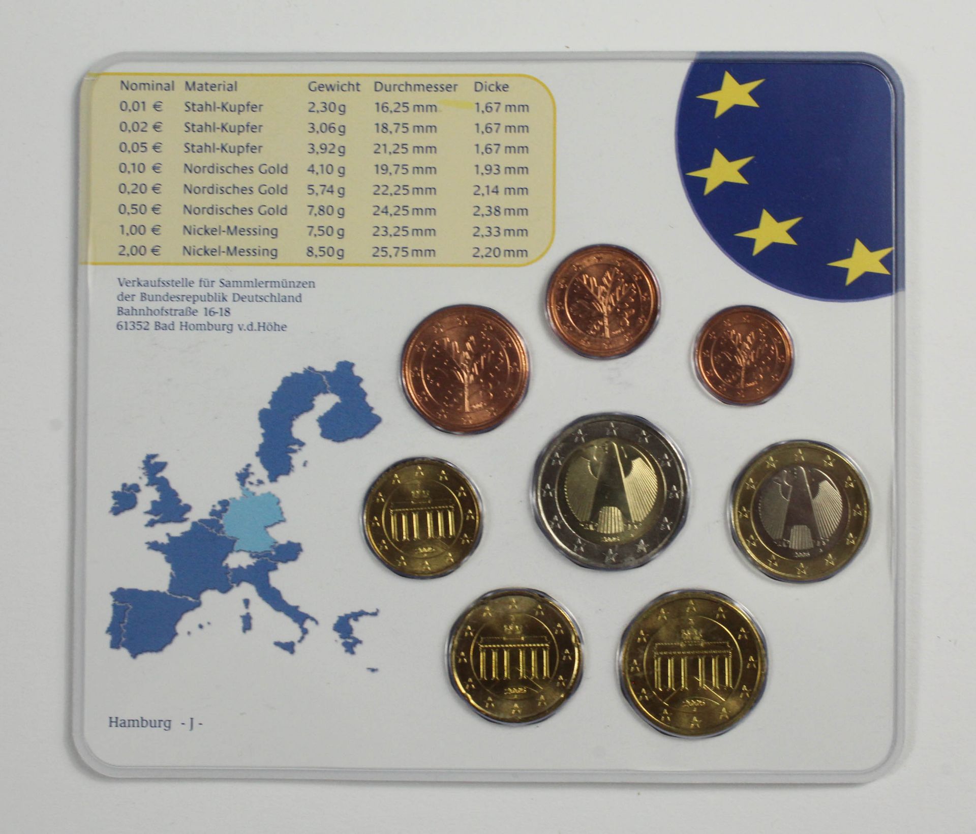 Blister Euro-Münzen. - Bild 5 aus 7