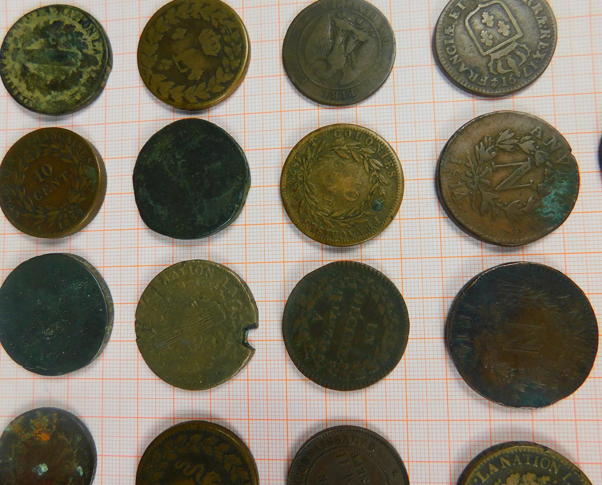 19 Münzen Frankreich. 18./19. Jahrhundert. - Bild 4 aus 4