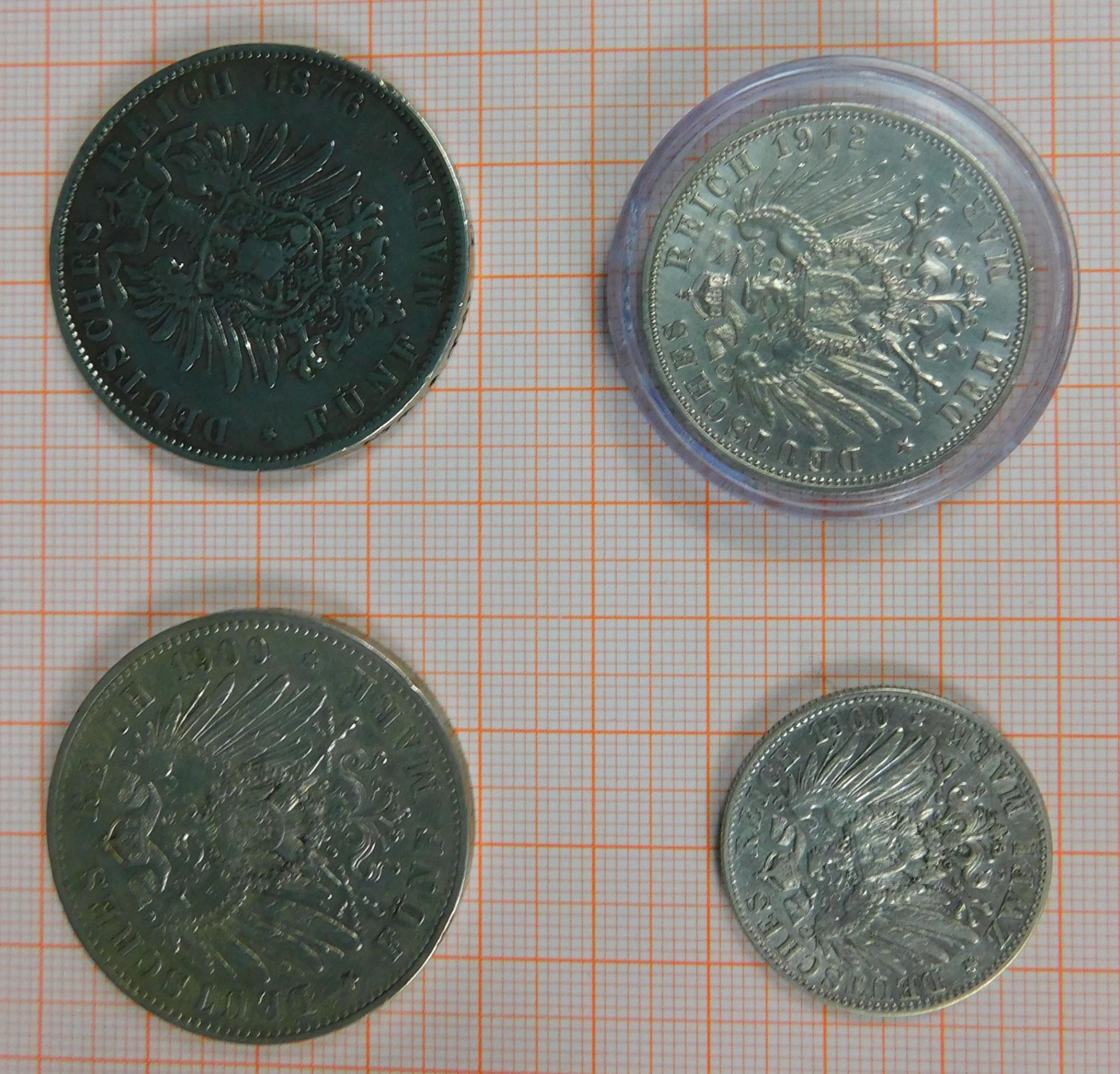 4 Münzen Sachsen. 19./20. Jahrhundert. - Image 3 of 3
