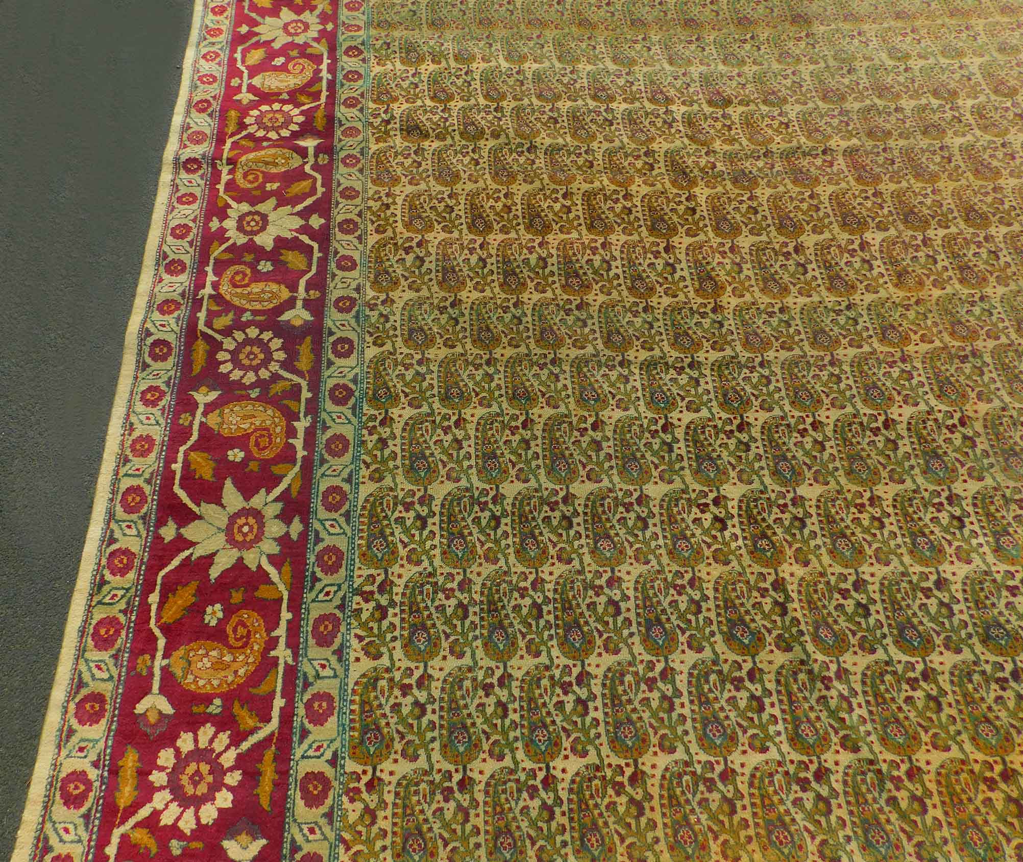 Amritsar Teppich. Indien. Antik. - Image 5 of 17