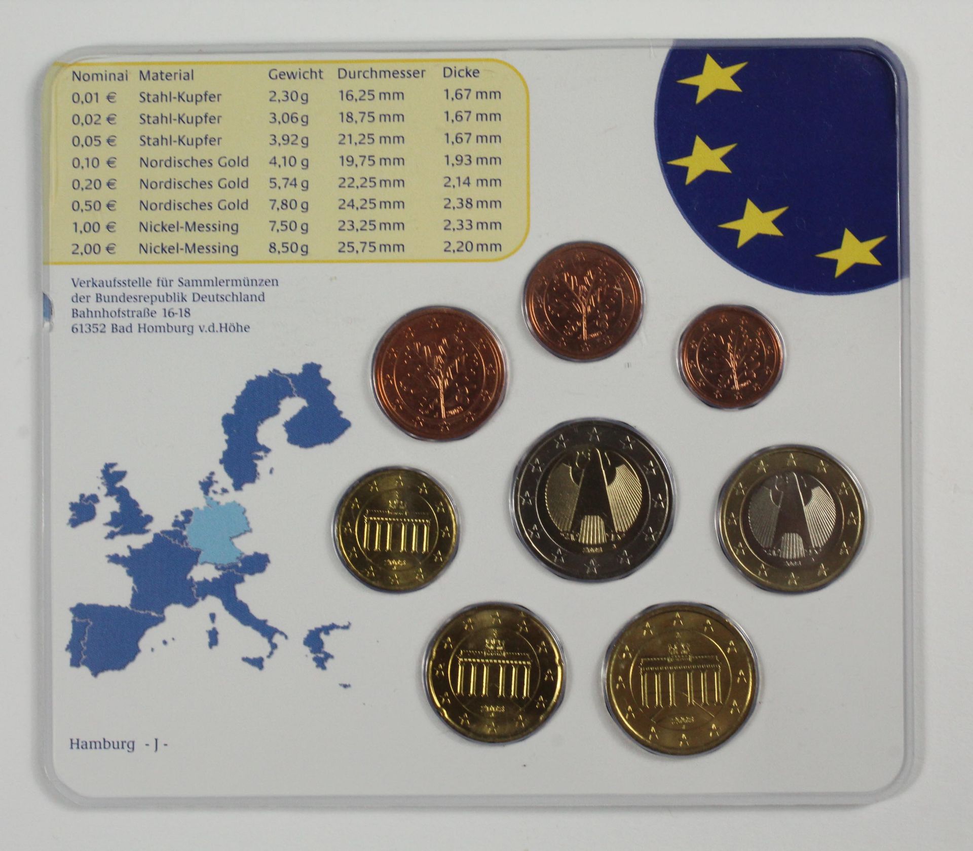 Blister Euro-Münzen. - Bild 3 aus 7