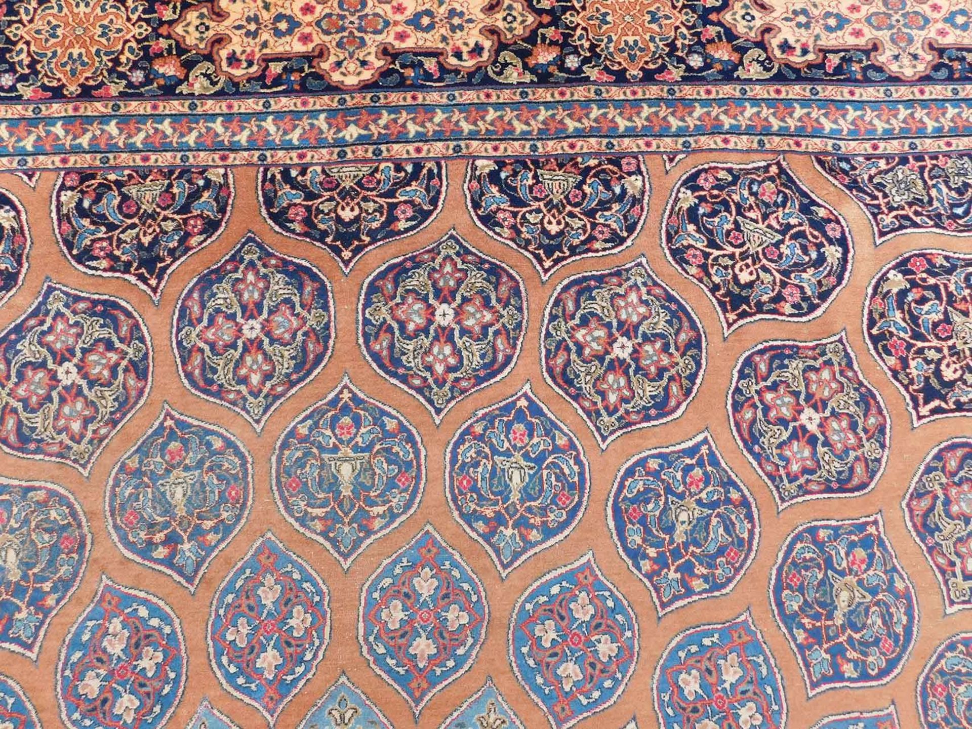 Kirman Laver Teppich. Antik. - Bild 7 aus 10