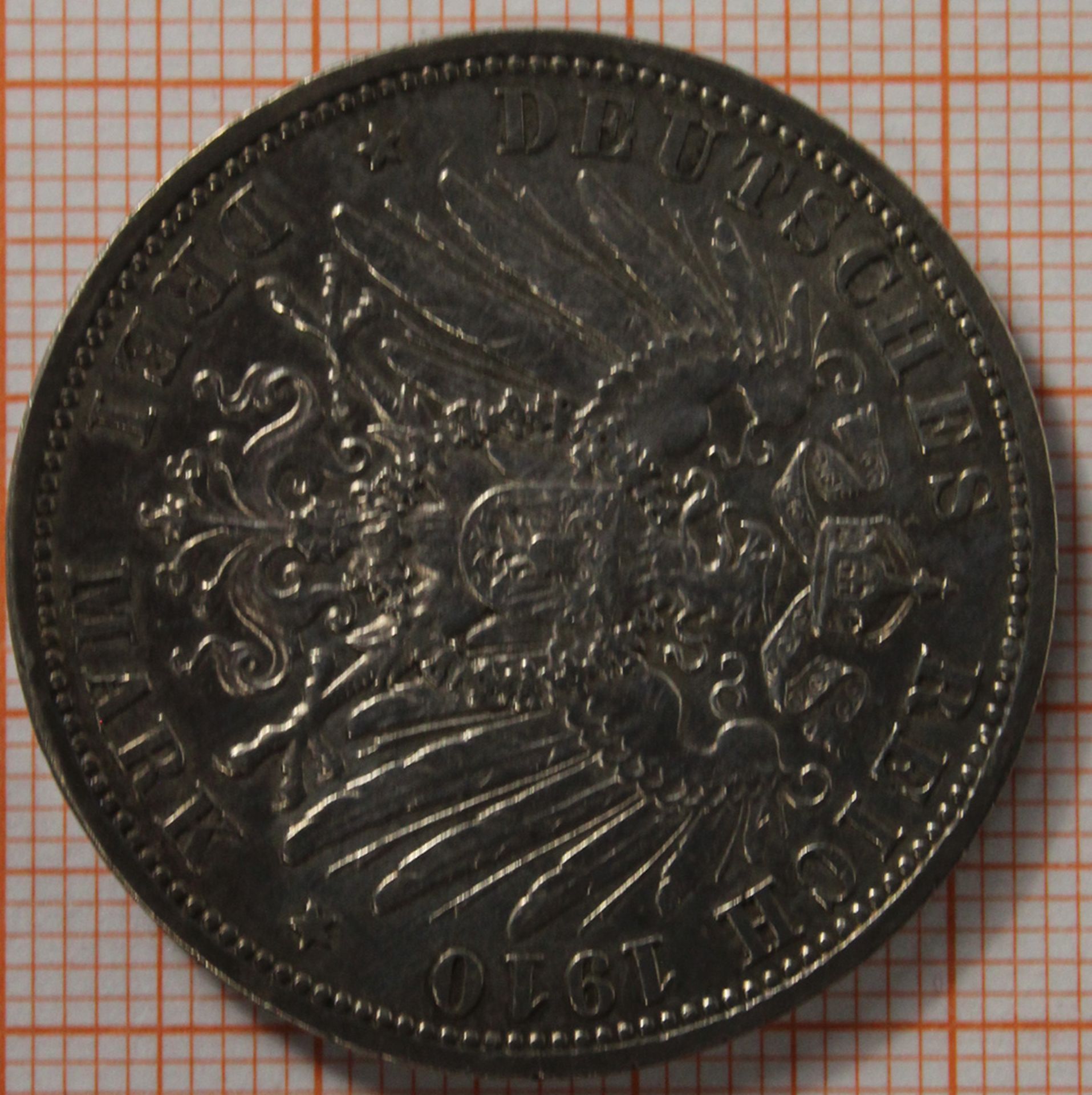 7 Silbermünzen. Deutsches Reich. - Bild 17 aus 20