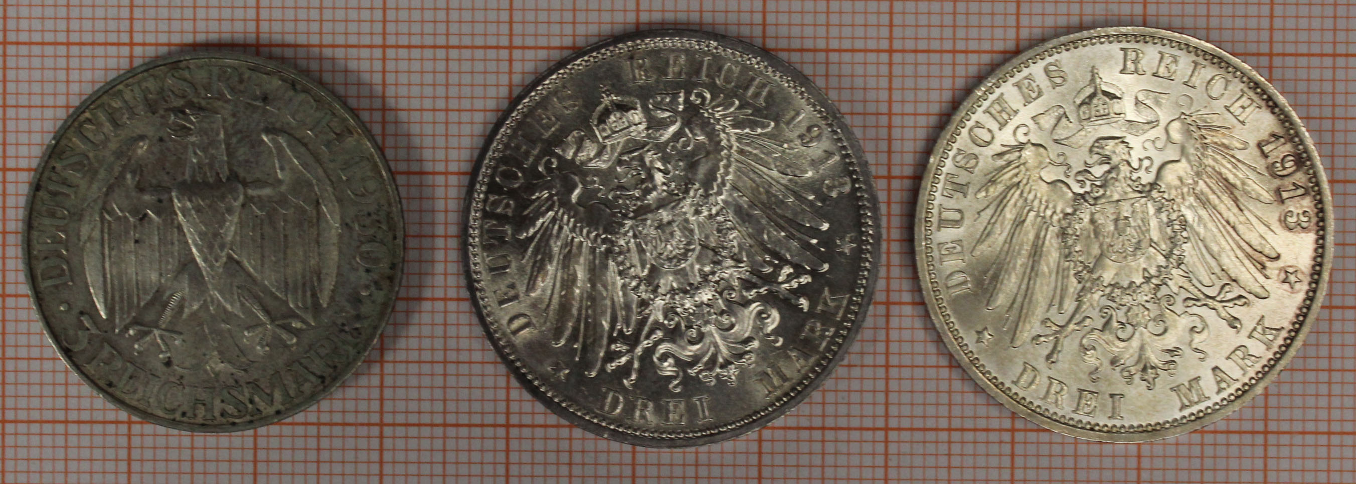 7 Silbermünzen. Deutsches Reich. Weimarer Republik. - Bild 16 aus 19