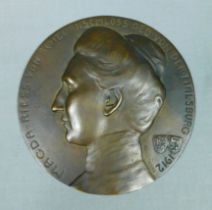 Karl KORSCHANN (1872 - 1943) Relief. Bronze.