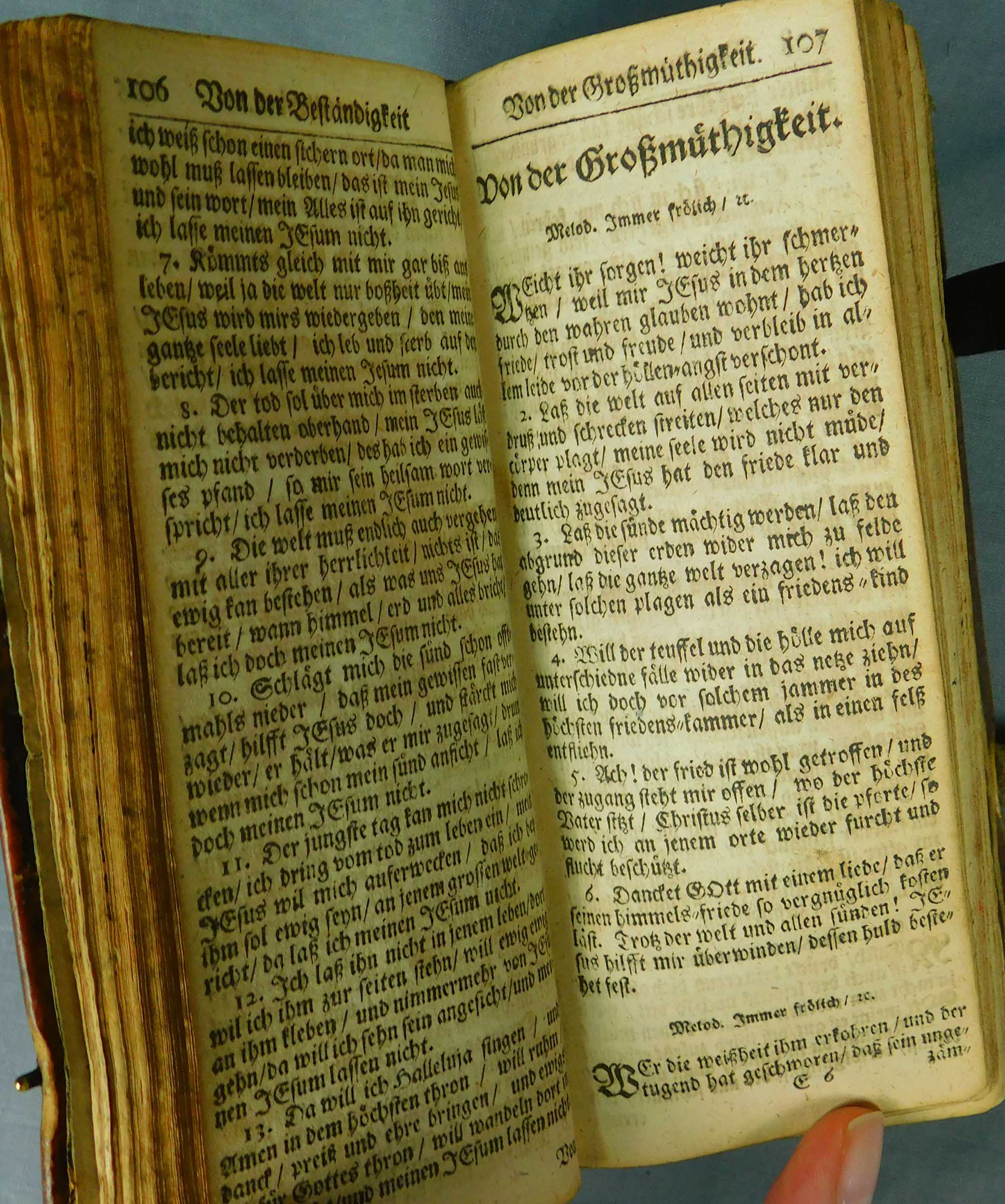 Darmstädter Gesangbuch. Von 1698. - Bild 3 aus 12