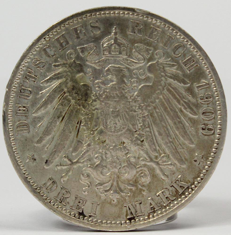7 Silbermünzen. Deutsches Reich. - Bild 13 aus 20