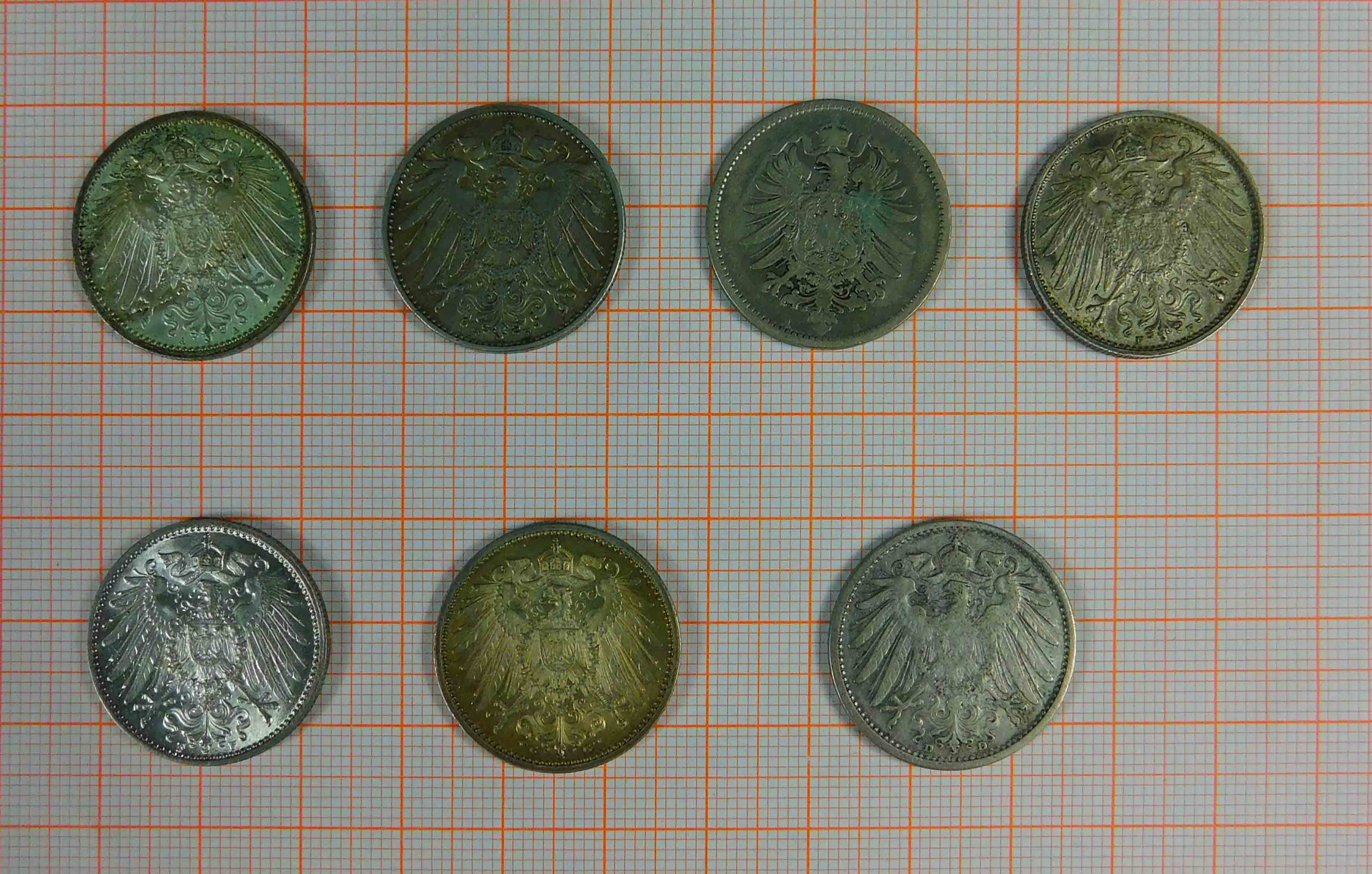 21 Silbermünzen. Deutsches Kaiserreich. - Bild 6 aus 10