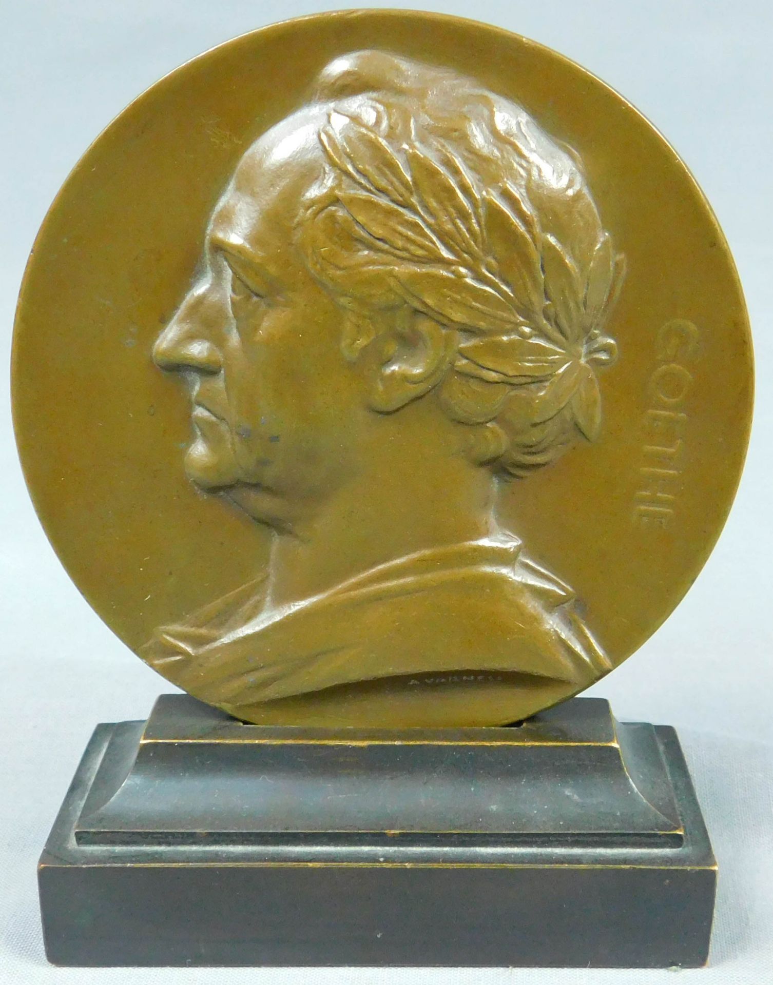 Augusto VARNESI (1866 - 1941). Goetheplakette.