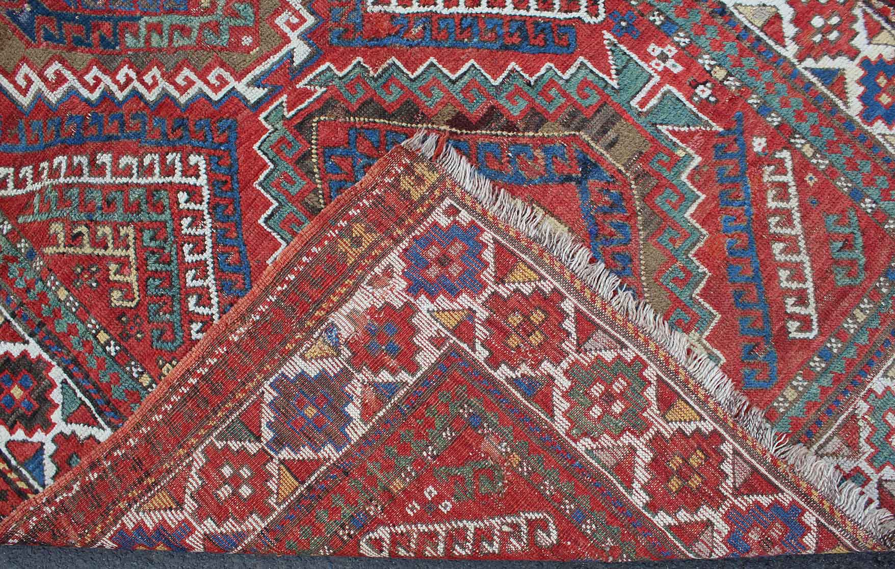 Kasak Teppich. Kaukasus. Antik. - Bild 12 aus 13