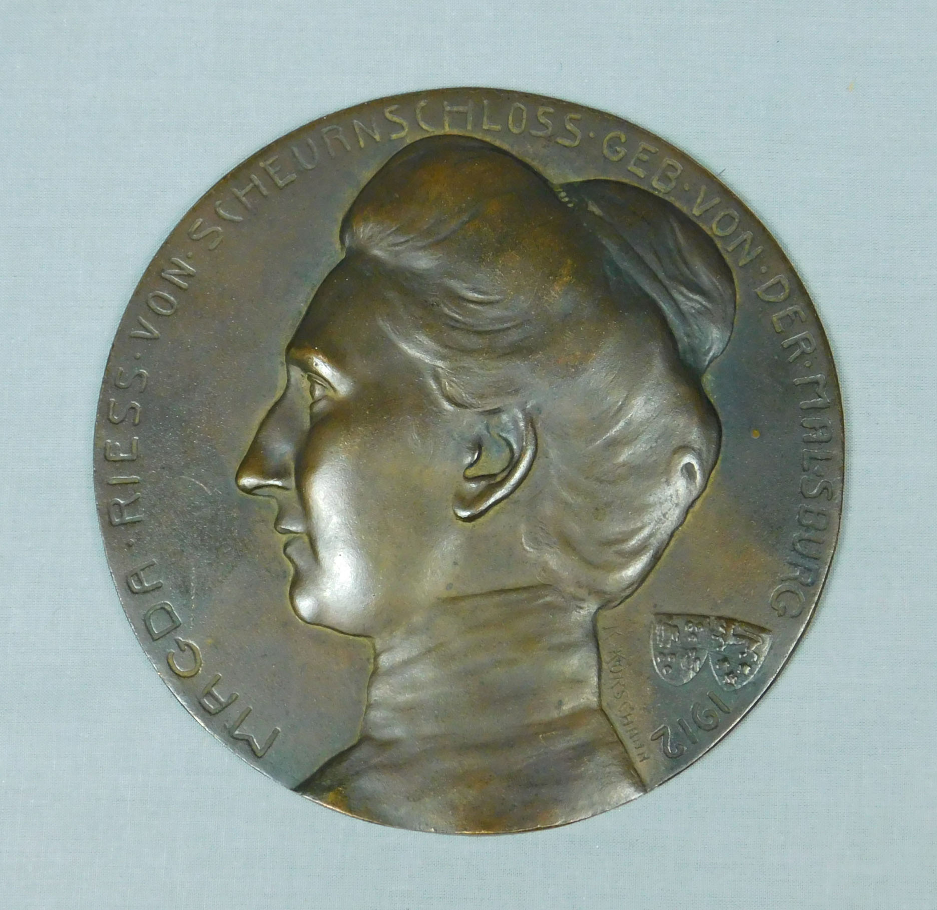 Karl KORSCHANN (1872 - 1943) Relief. Bronze. - Image 2 of 4