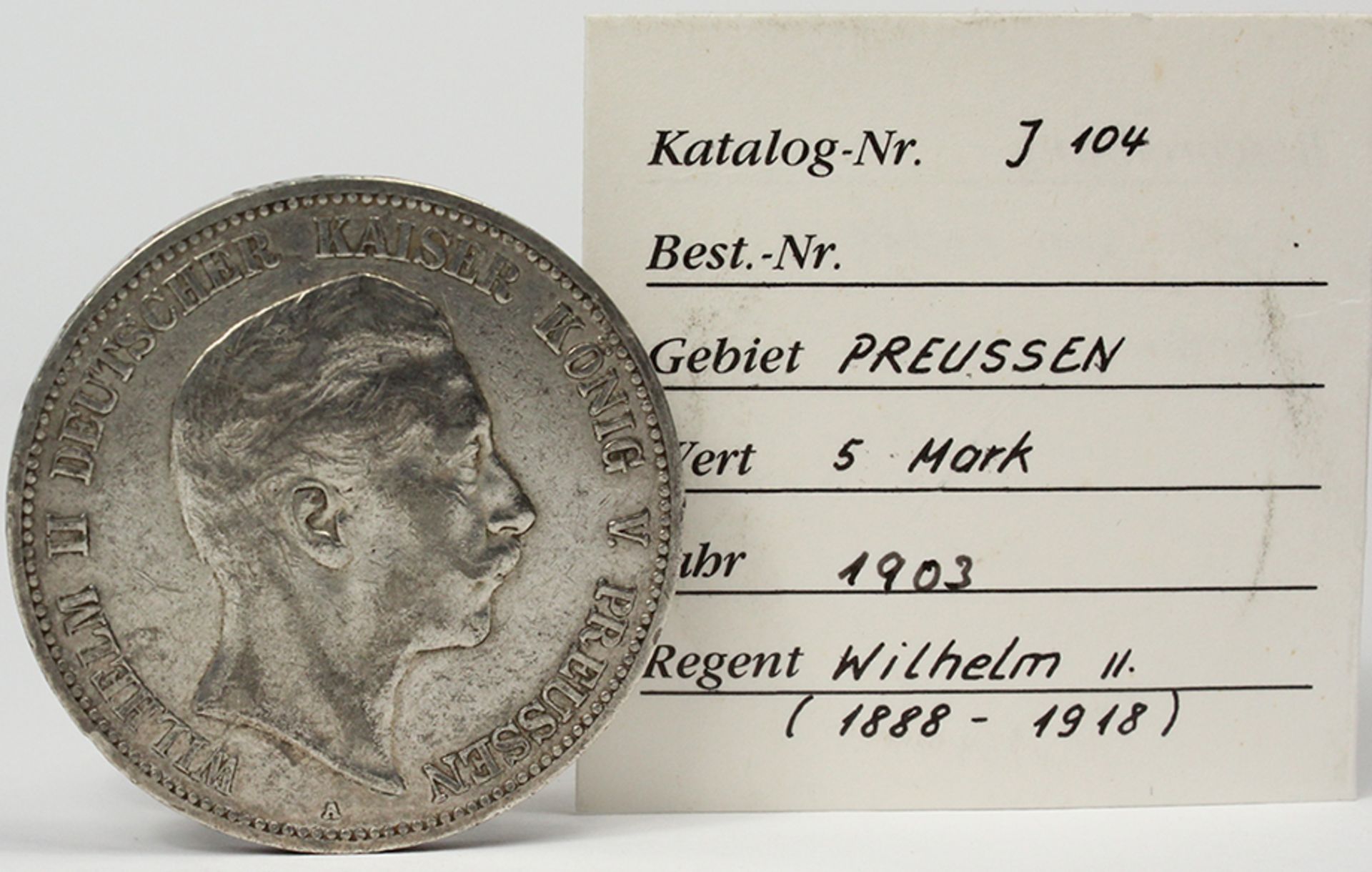 7 Silbermünzen. Deutsches Reich. - Image 3 of 20