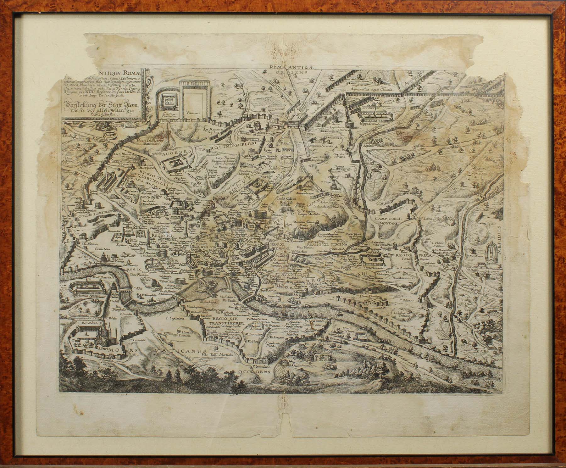 Joachim I VON SANDRART (1606 - 1688). 2 Blatt Rom. - Image 2 of 7