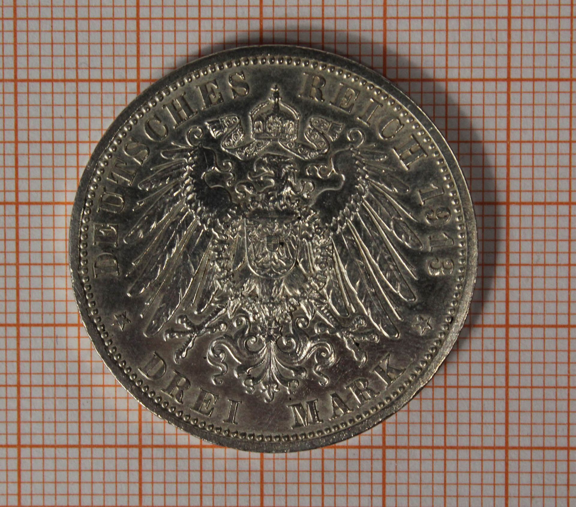 6 Silbermünzen. Deutsches Reich. - Bild 14 aus 17