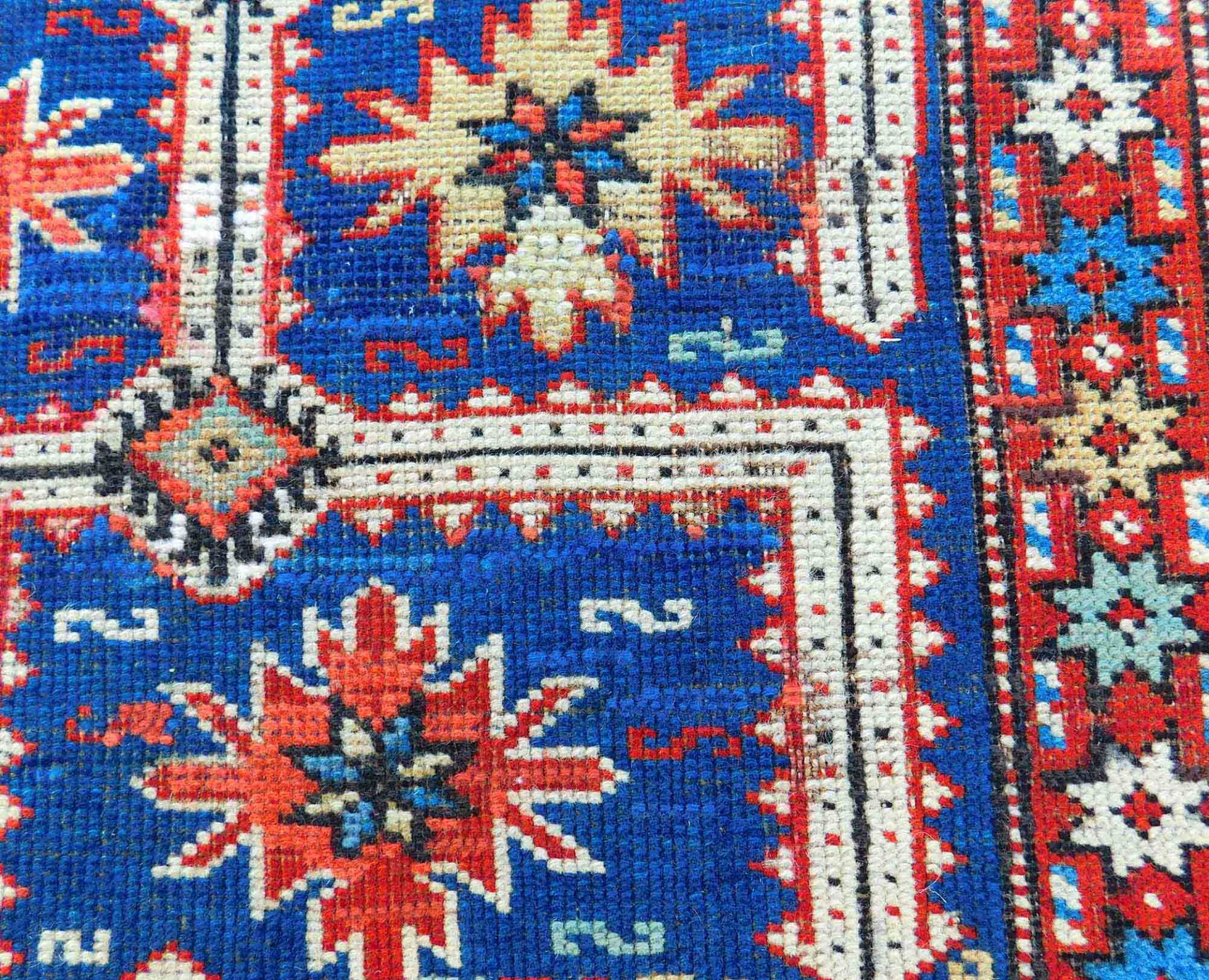 Schirwan Blattgabel Kuba. Teppich. Kaukasus. Antik. - Bild 5 aus 7