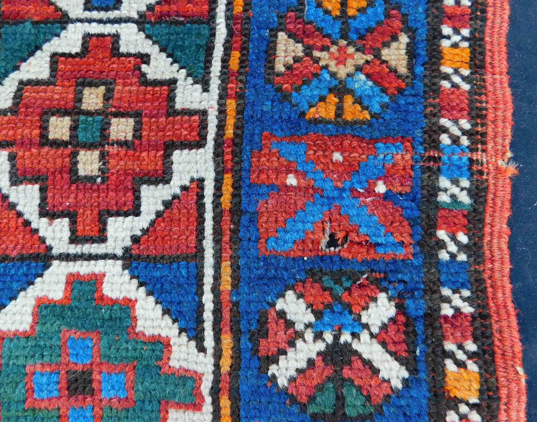 Kasak. Teppich. Kaukasus. Antik. - Bild 7 aus 13