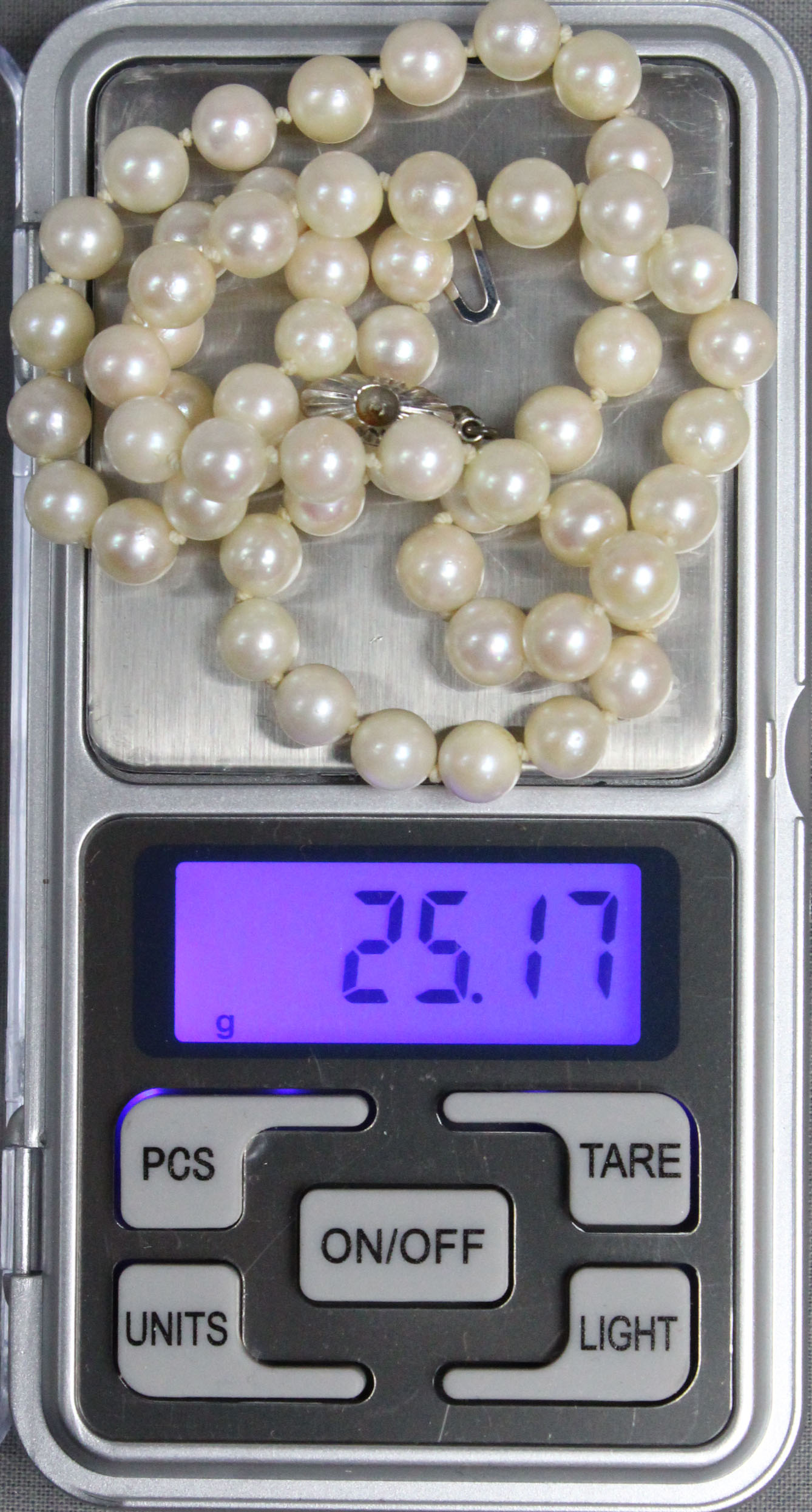 Perlenkette. Verschluss Gold 585. - Image 6 of 6
