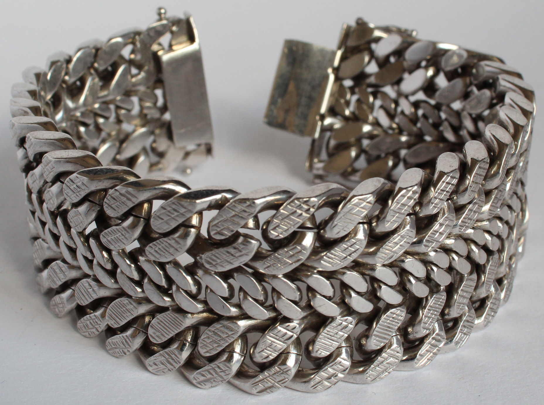 Schweres Armband Silber. - Image 3 of 8