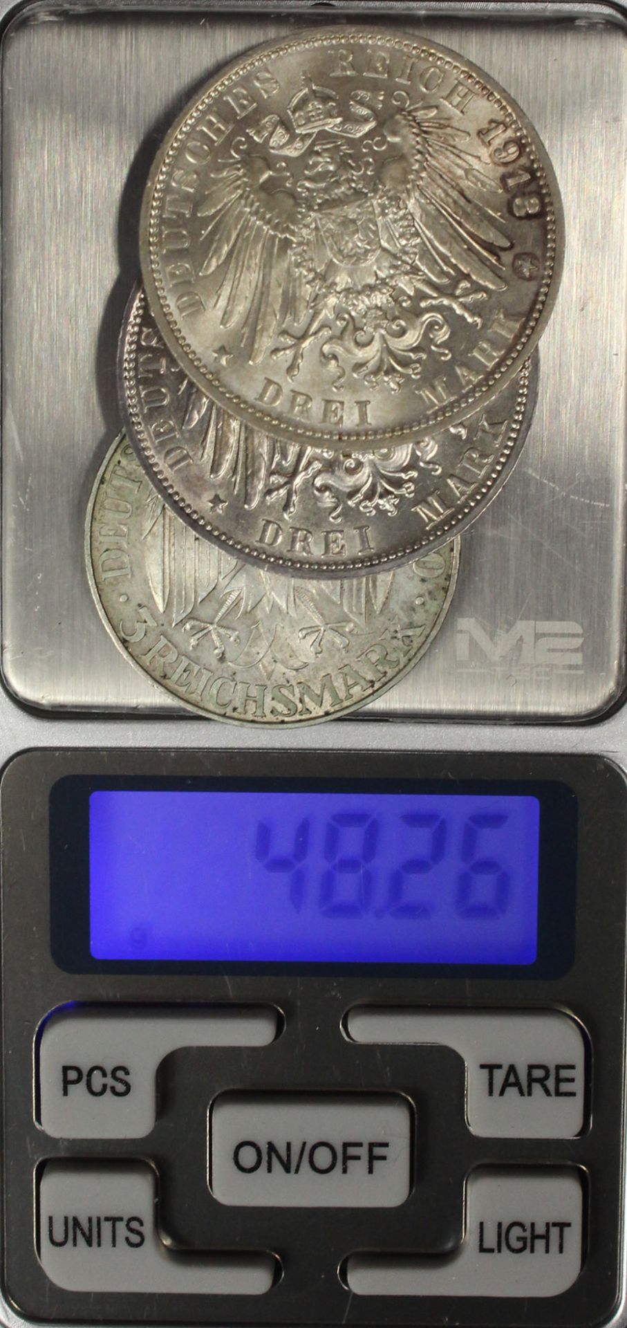 7 Silbermünzen. Deutsches Reich. Weimarer Republik. - Bild 17 aus 19