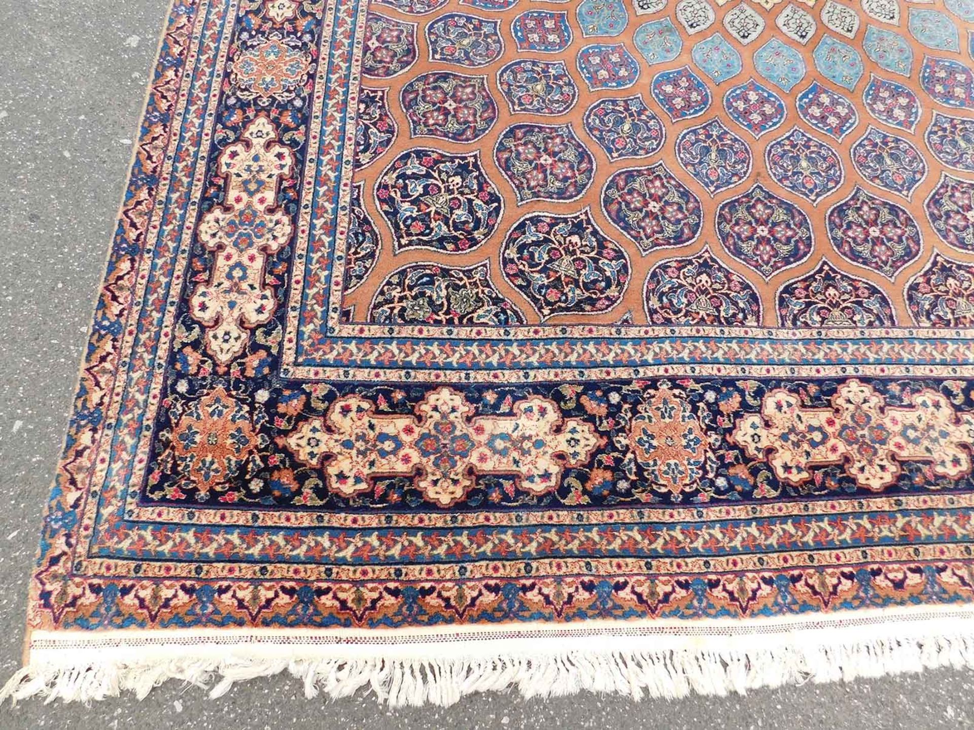 Kirman Laver Teppich. Antik. - Bild 2 aus 10