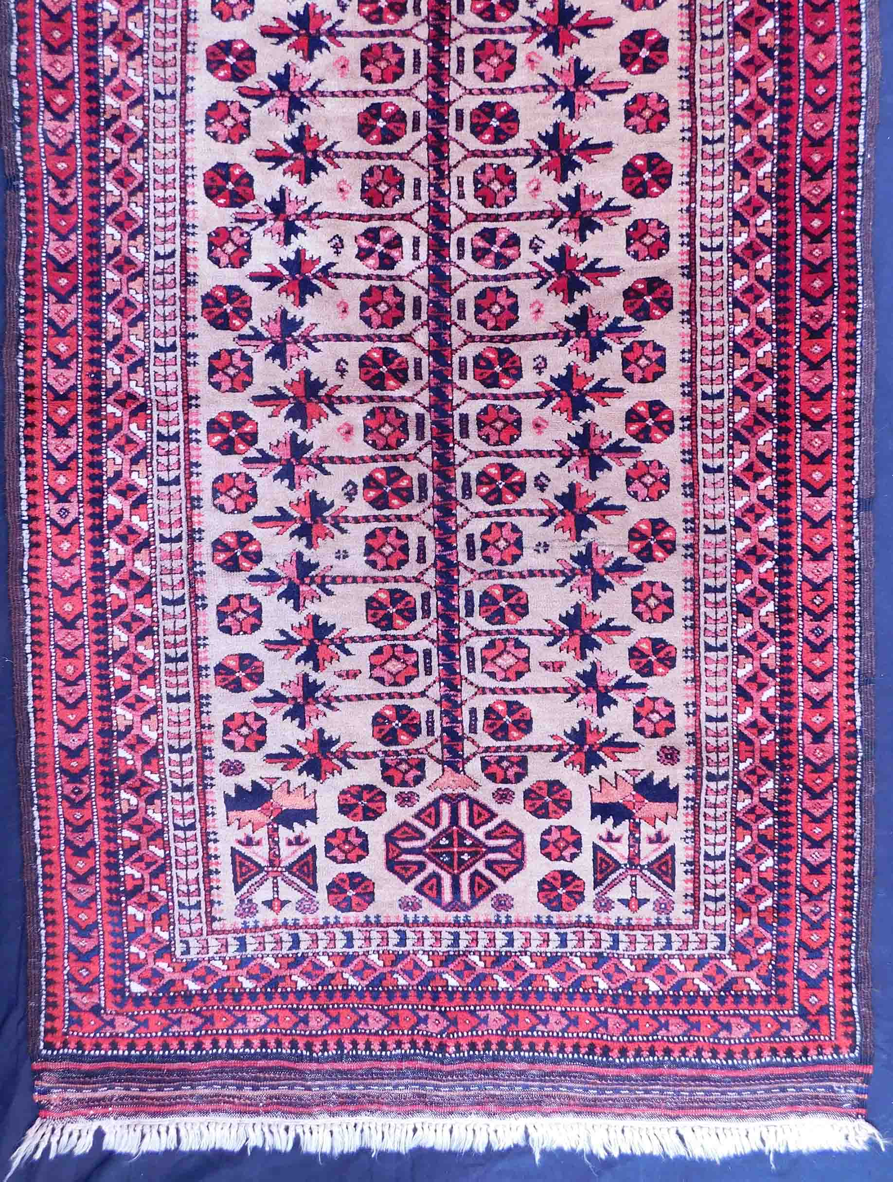 Belutsch Gebetsteppich. Stammesteppich. Antik. - Bild 2 aus 5
