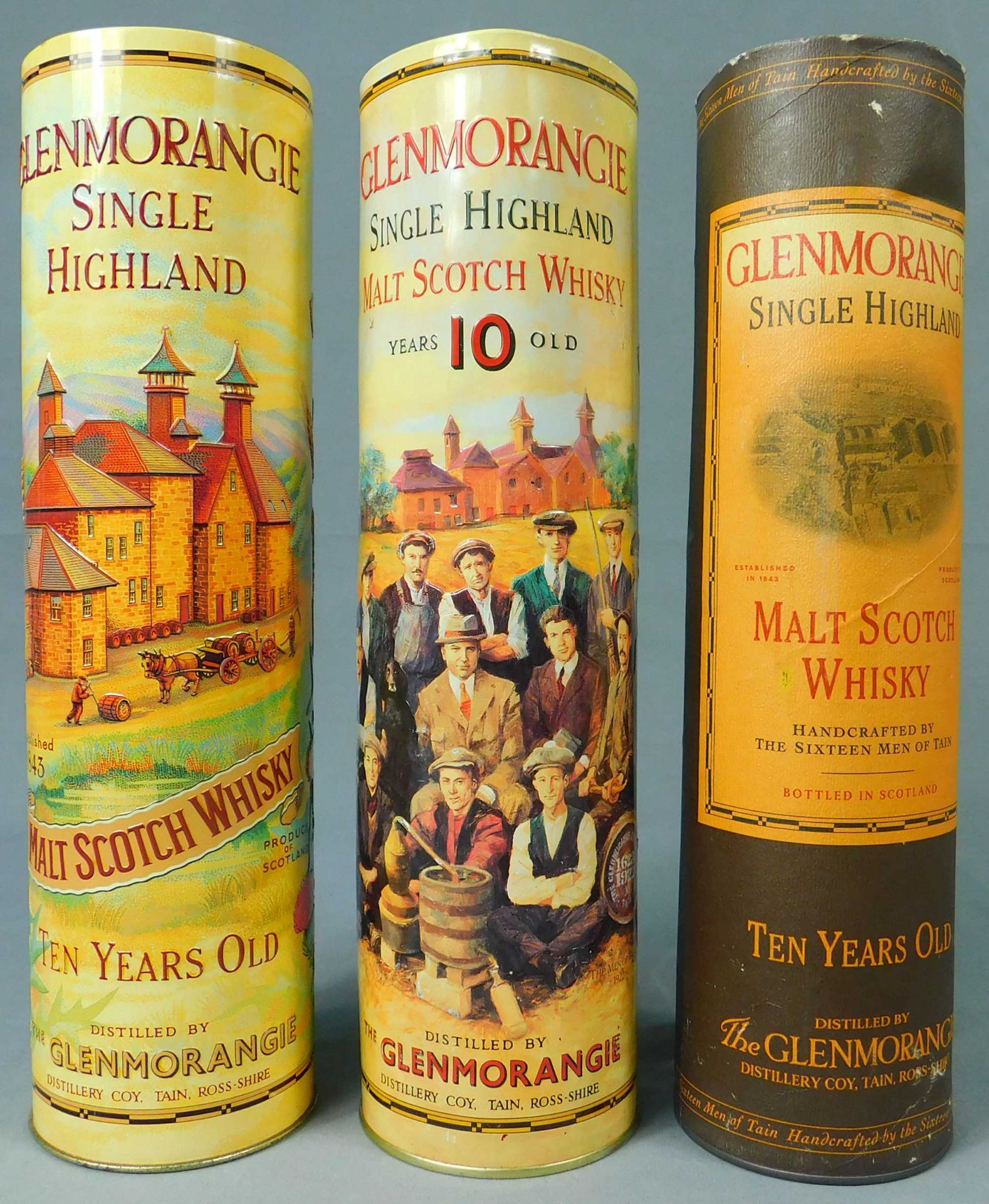 3 Flaschen Whiskey. "Glenmorange Single Highland" - Image 2 of 9
