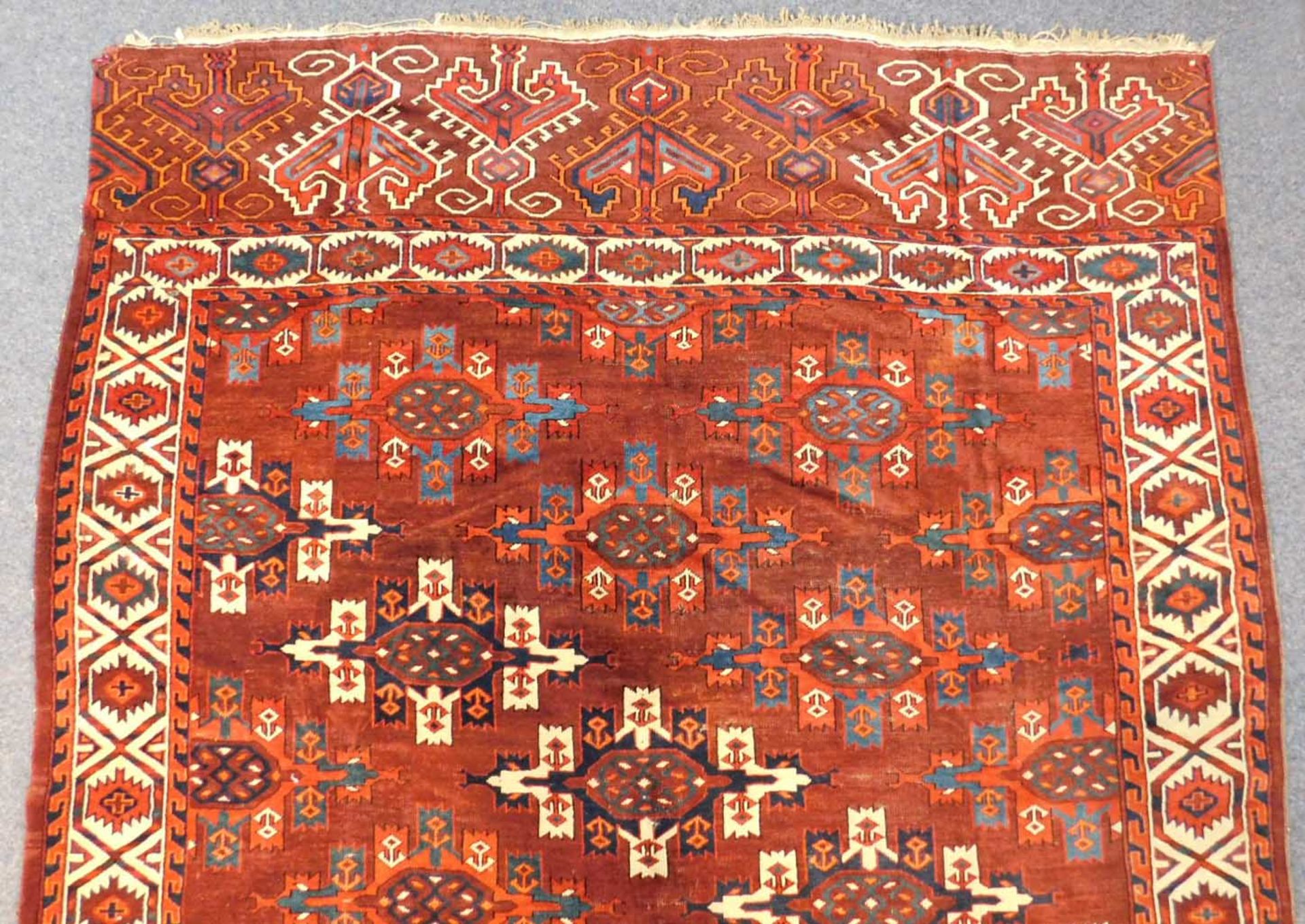 Yomut Hauptteppich. Turkmenistan. Antik. - Bild 4 aus 18