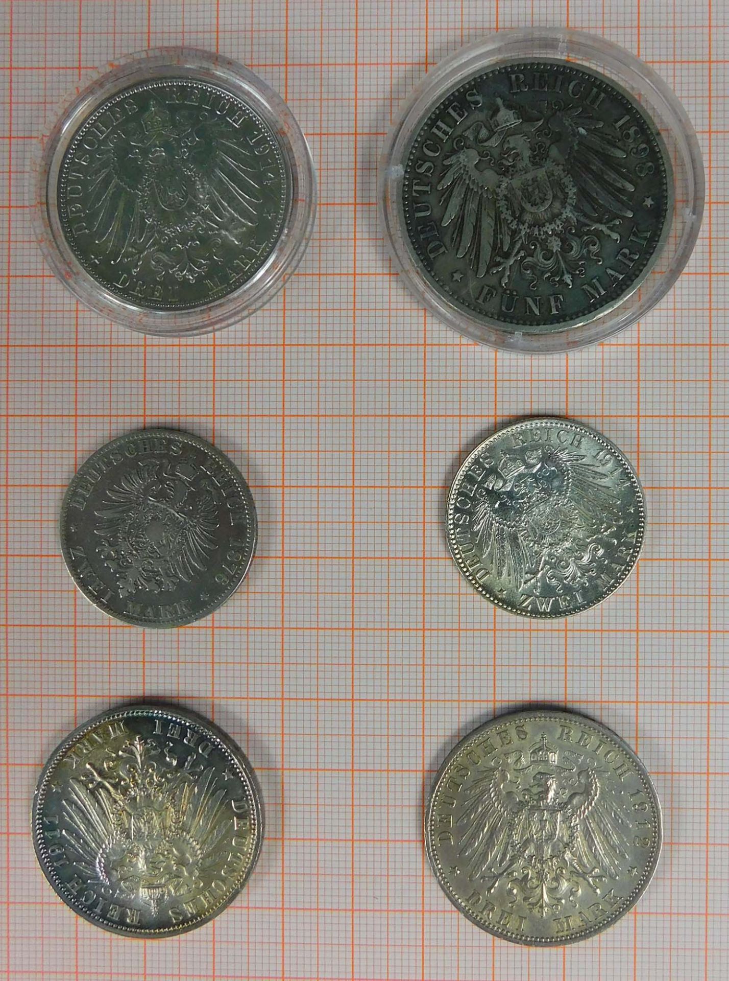10 Münzen Bayern. 19./20. Jahrhundert. - Bild 7 aus 8