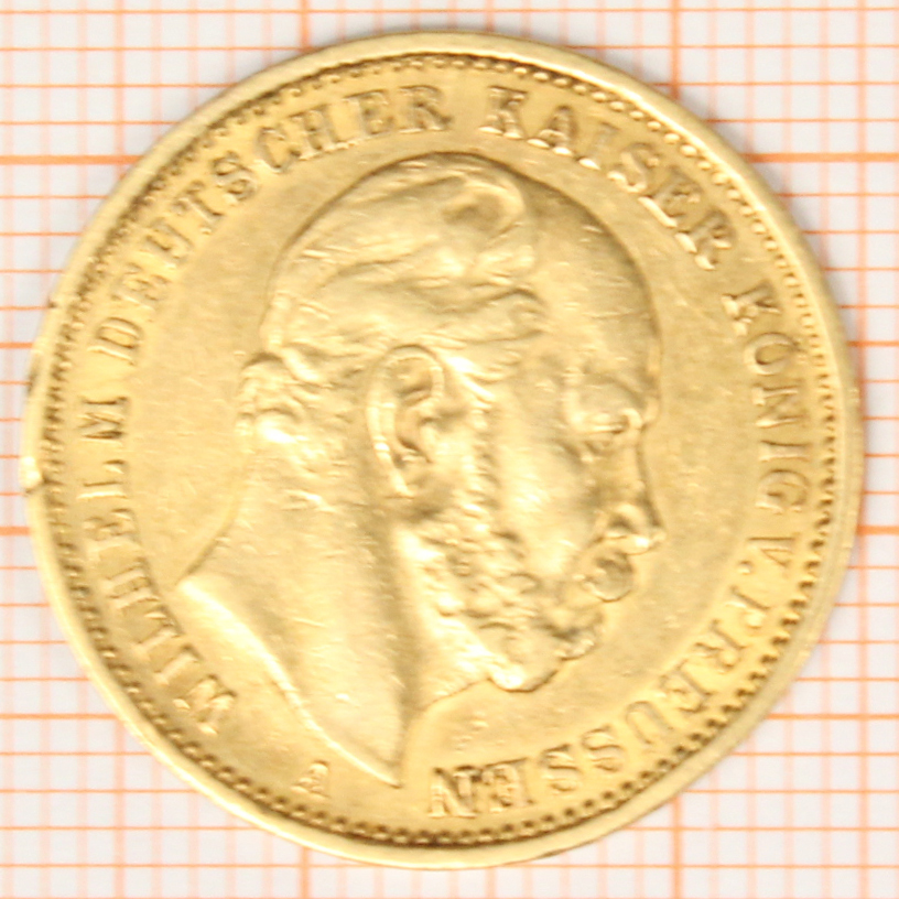 20 Reichsmark. Goldmünze. 1877. - Bild 3 aus 4