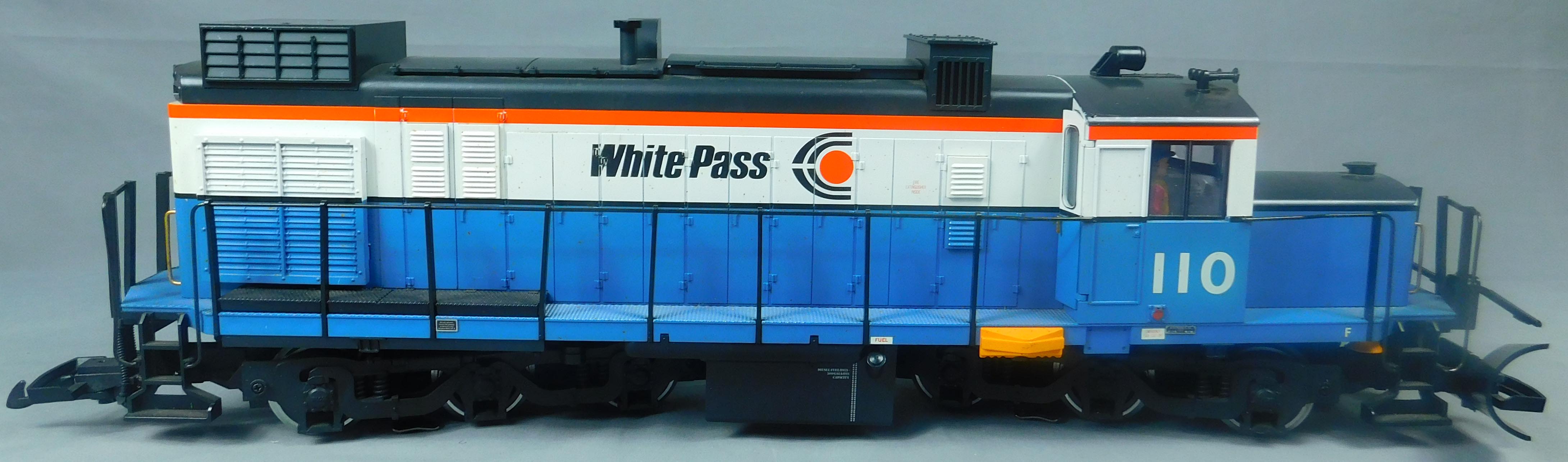 WHITE PASS Diesel Lokomotive. "Lehmann Gross Bahn  LGB". - Bild 5 aus 10