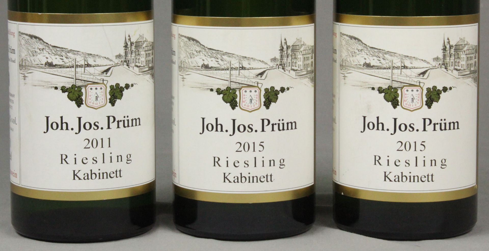 3 Magnumflaschen Riesling Kabinett Wehlen-Mosel Joh.Jos.Prüm. - Bild 2 aus 6