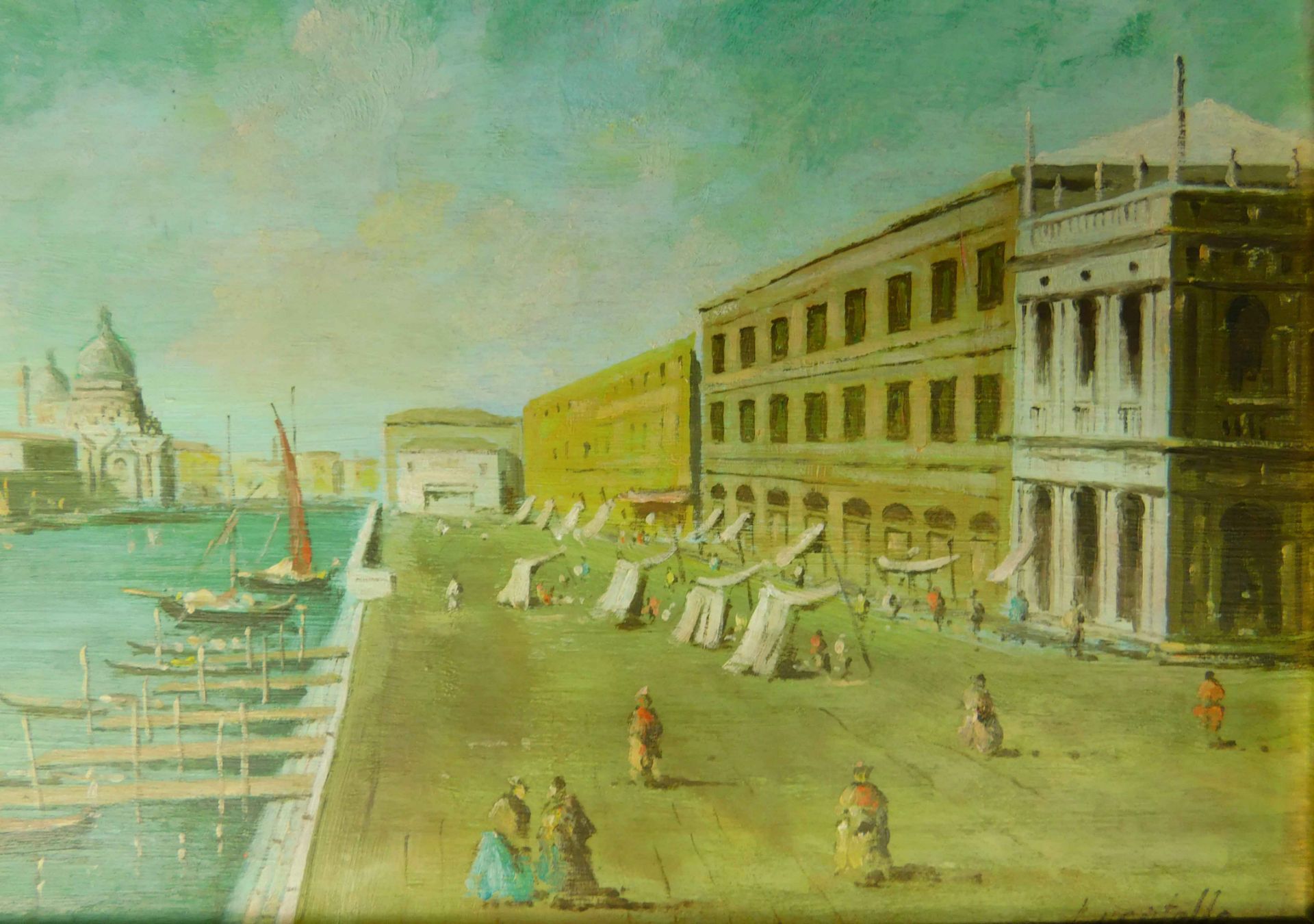 LUCATELLO (XIX - XX). 2 Veduten. Venedig. - Bild 3 aus 12