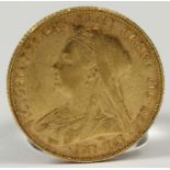 Goldmünze. 1 Sovereign. Großbritannien. Victoria. 1901.