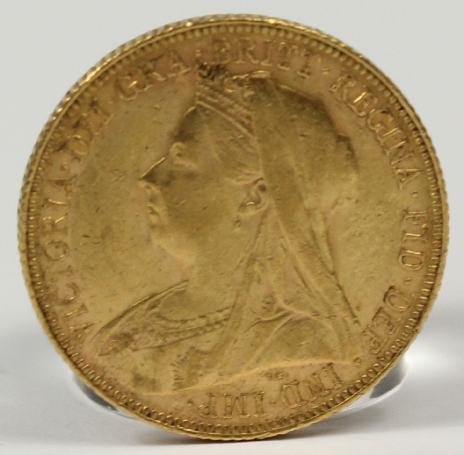 Goldmünze. 1 Sovereign. Großbritannien. Victoria. 1901.