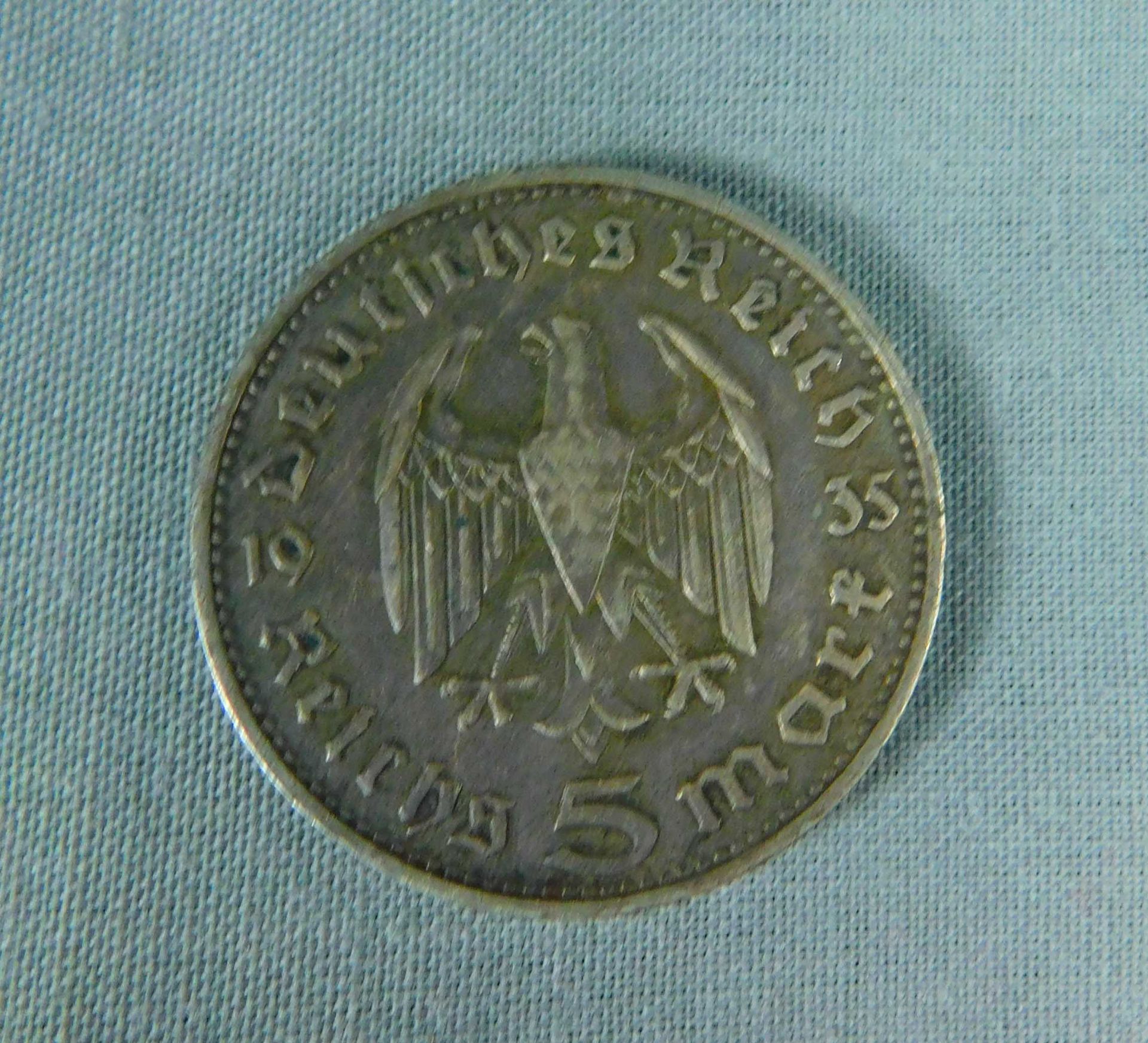 5 x 5 Reichsmark. Silbermünzen. Deutsches Reich. 1935. 1936. - Bild 6 aus 10
