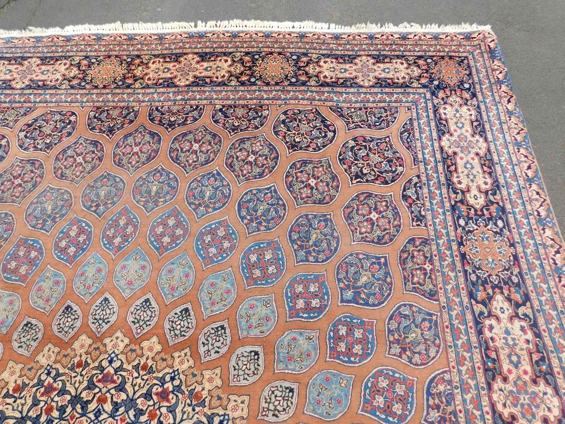 Kirman Laver Teppich. Antik. - Bild 5 aus 10