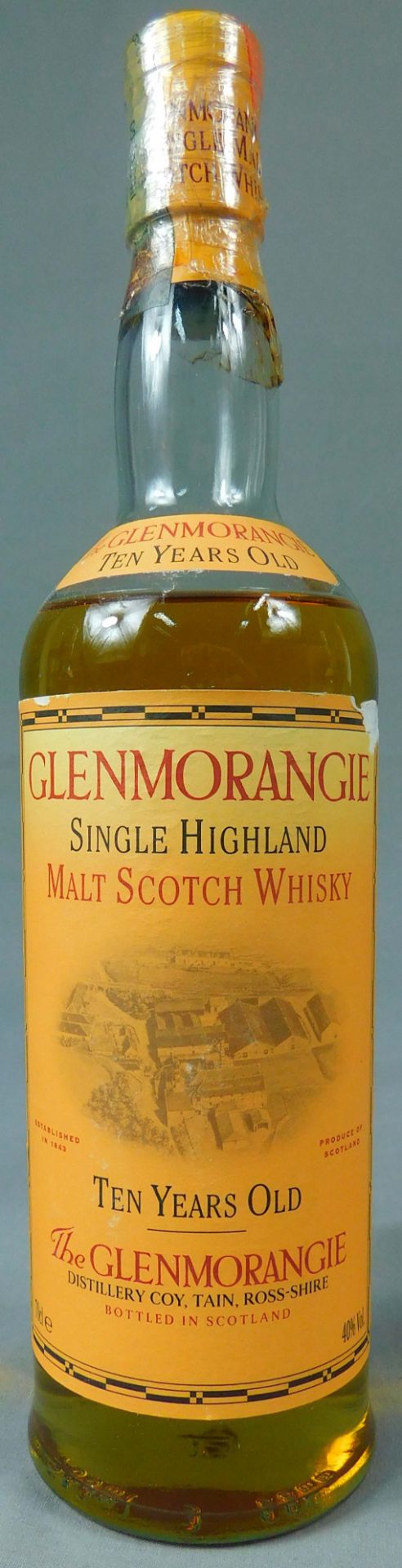 3 Flaschen Whiskey. "Glenmorange Single Highland" - Image 7 of 9