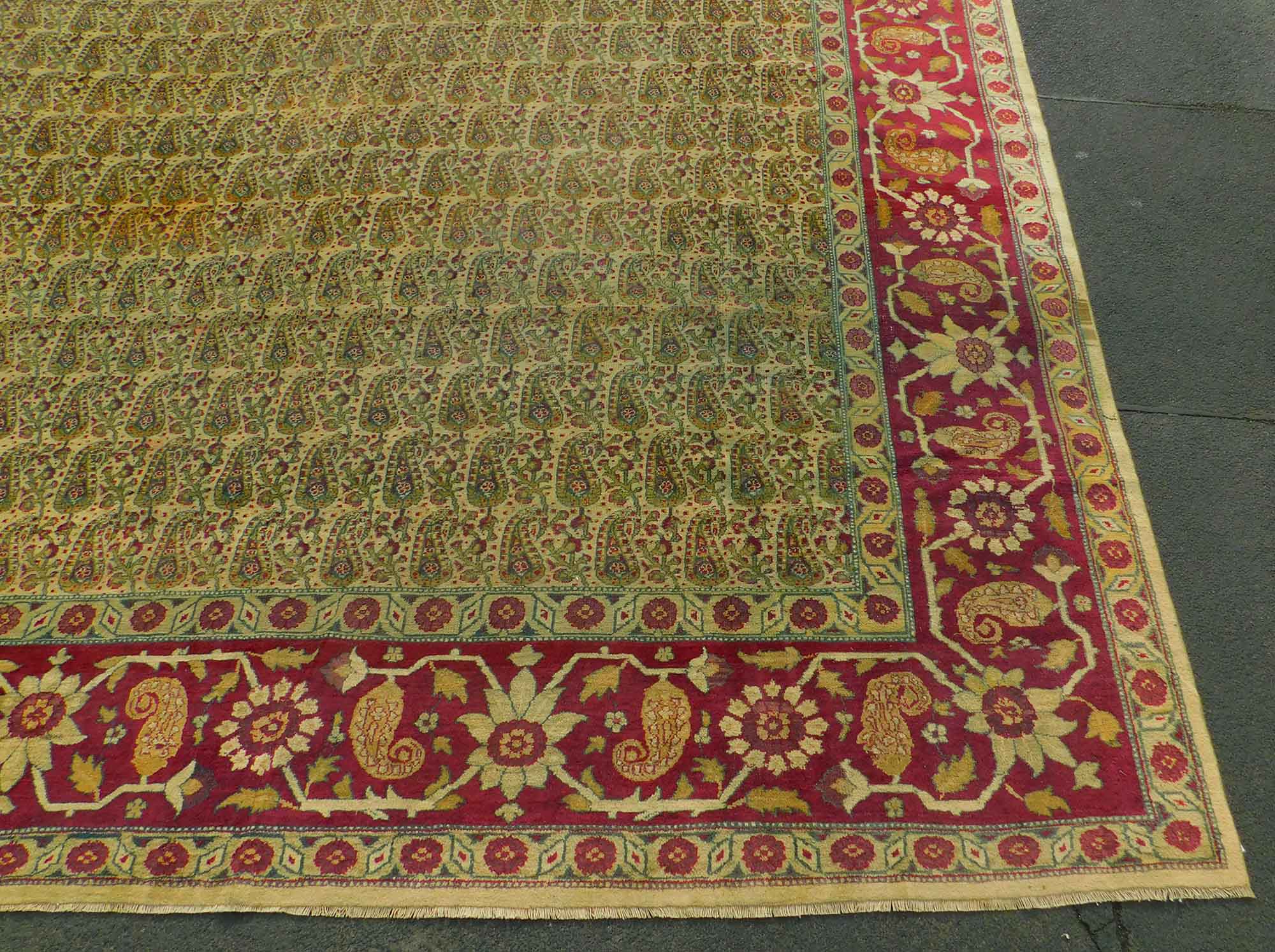 Amritsar Teppich. Indien. Antik. - Image 4 of 17