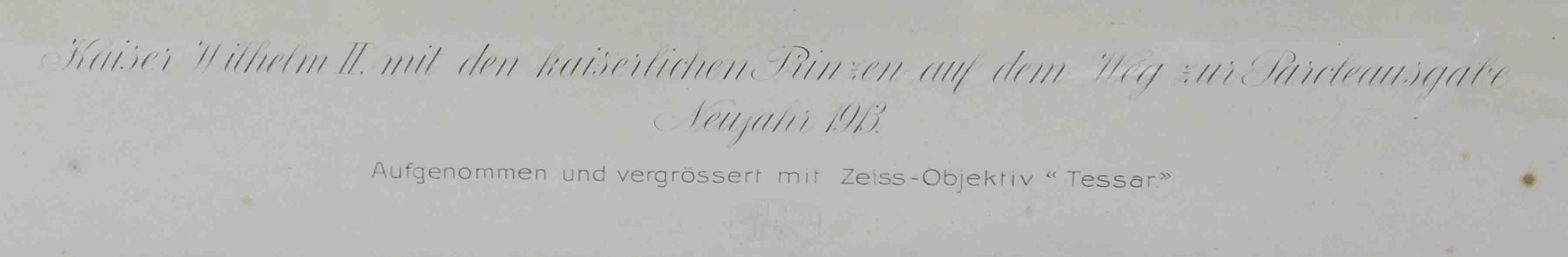 Foto / Druck. Kaiser Wilhelm II von 1913. - Bild 8 aus 15