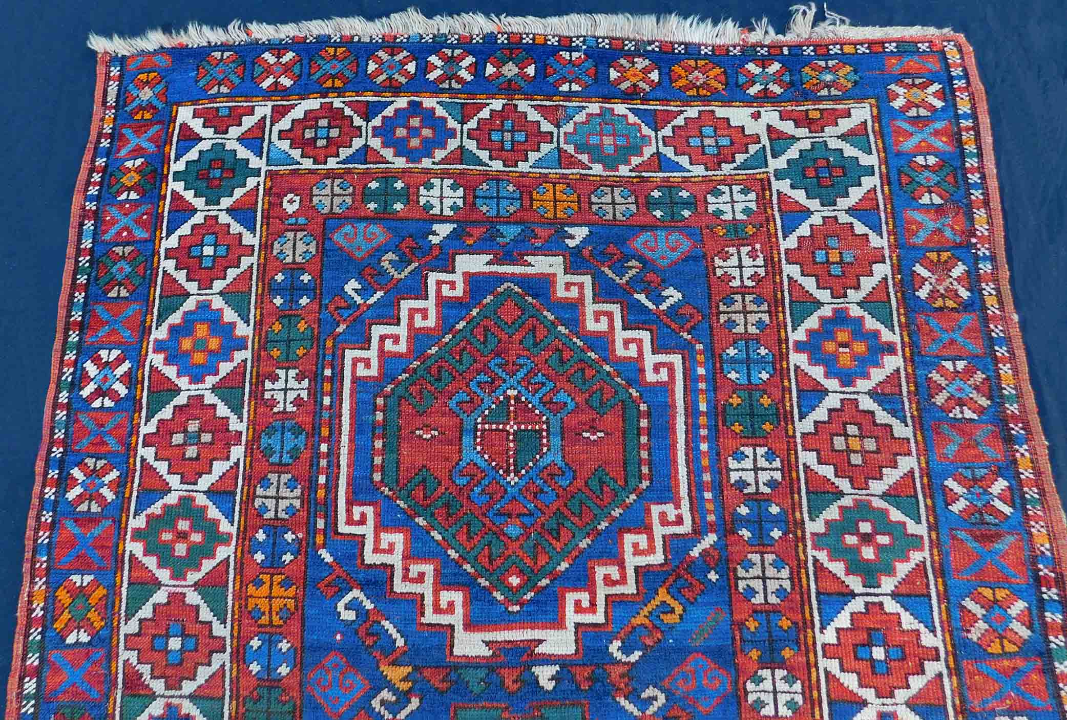 Kasak. Teppich. Kaukasus. Antik. - Bild 4 aus 13